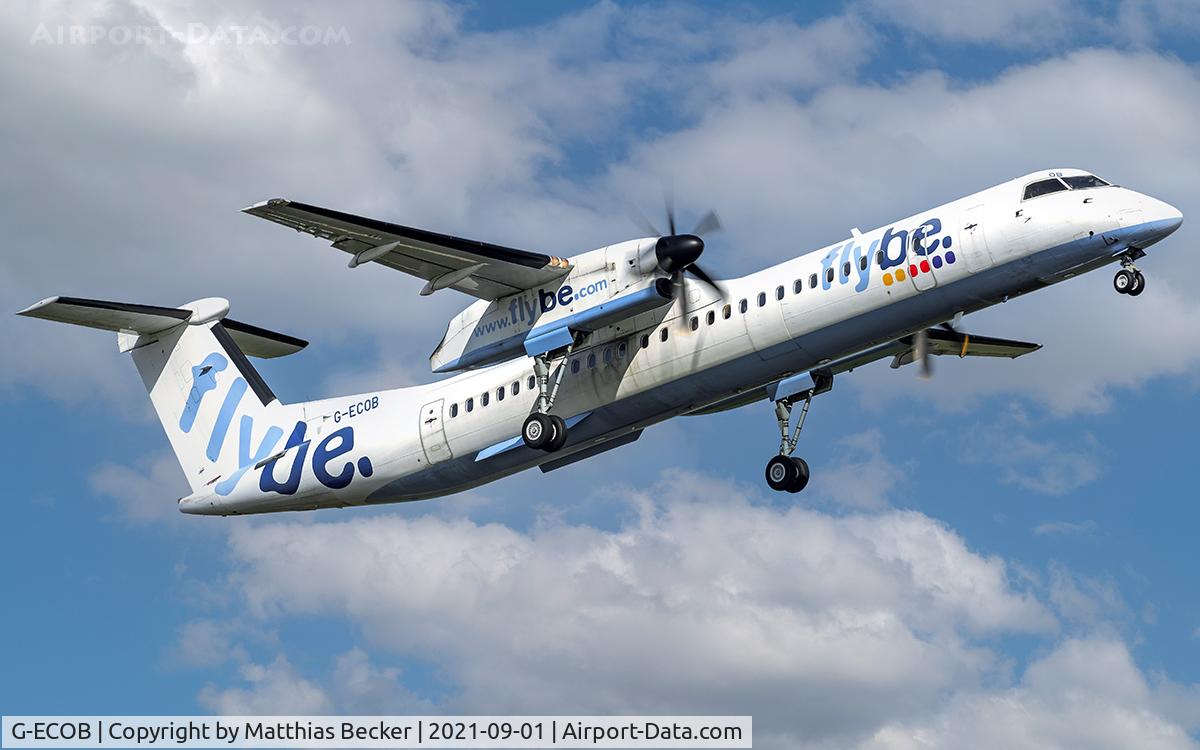 G-ECOB, 2007 De Havilland Canada DHC-8-402Q Dash 8 C/N 4185, G-ECOB