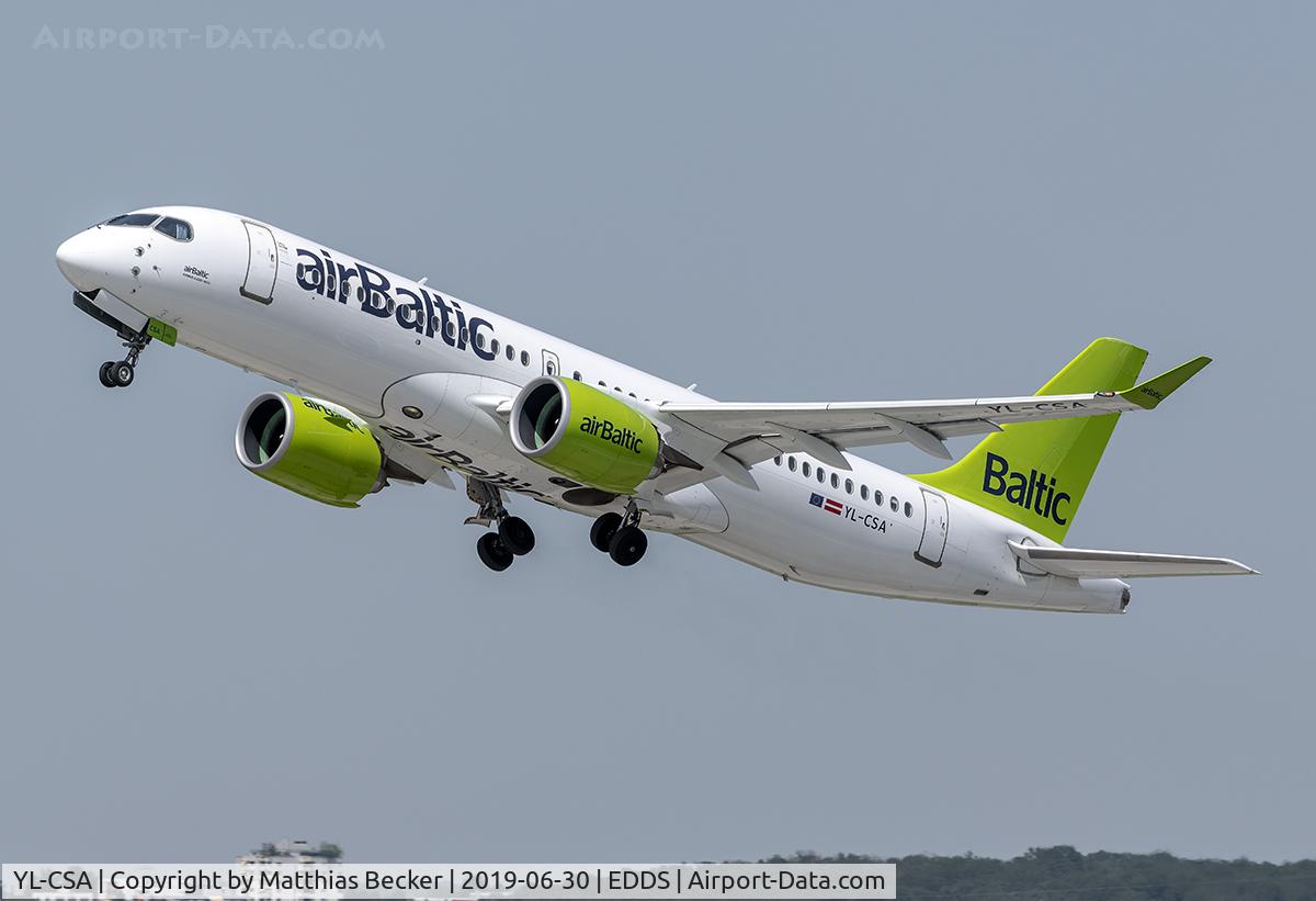 YL-CSA, 2016 Bombardier CSeries CS300 (BD-500-1A11) C/N 55003, YL-CSA