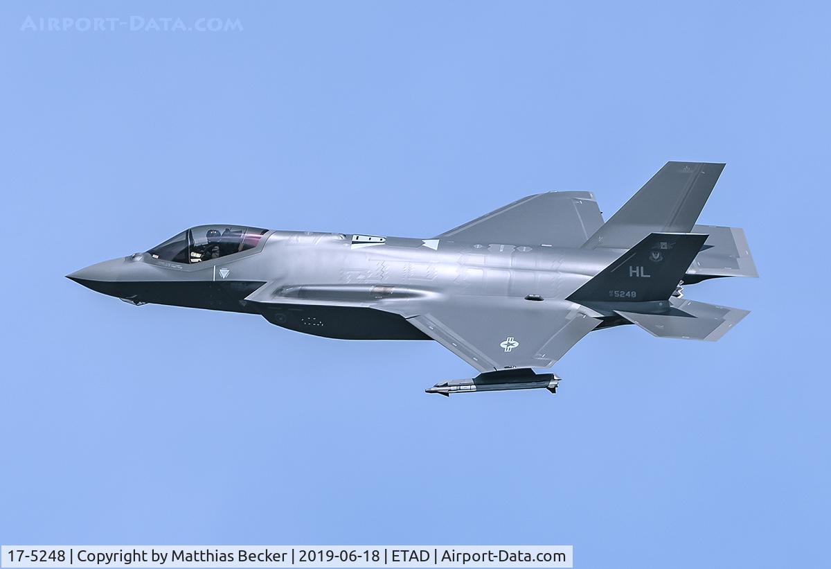 17-5242, 2018 Lockheed Martin F-35A Lightning II C/N AF-184, 17-5248