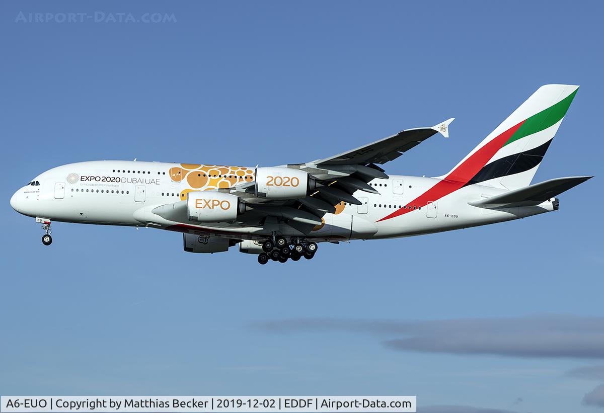 A6-EUO, 2016 Airbus A380-842 C/N 227, A6-EUO
