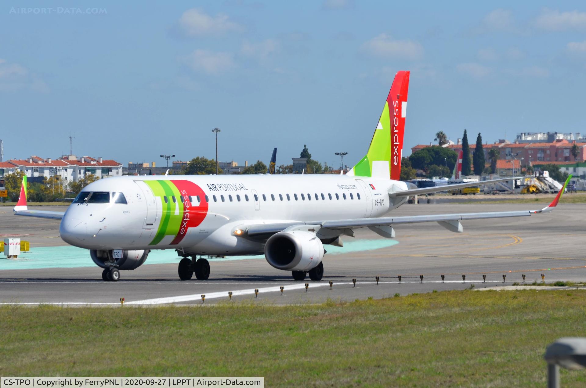 CS-TPO, 2011 Embraer 190LR (ERJ-190-100LR) C/N 19000432, TAP Express ERJ190