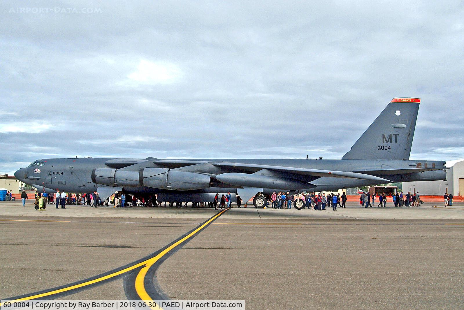 60-0004, 1960 Boeing B-52H Stratofortress C/N 464369, 60-0004   (60004) Boeing B-52H Stratofortress [464369] (United States Air Force) Elmendorf AFB~N 30/06/2018