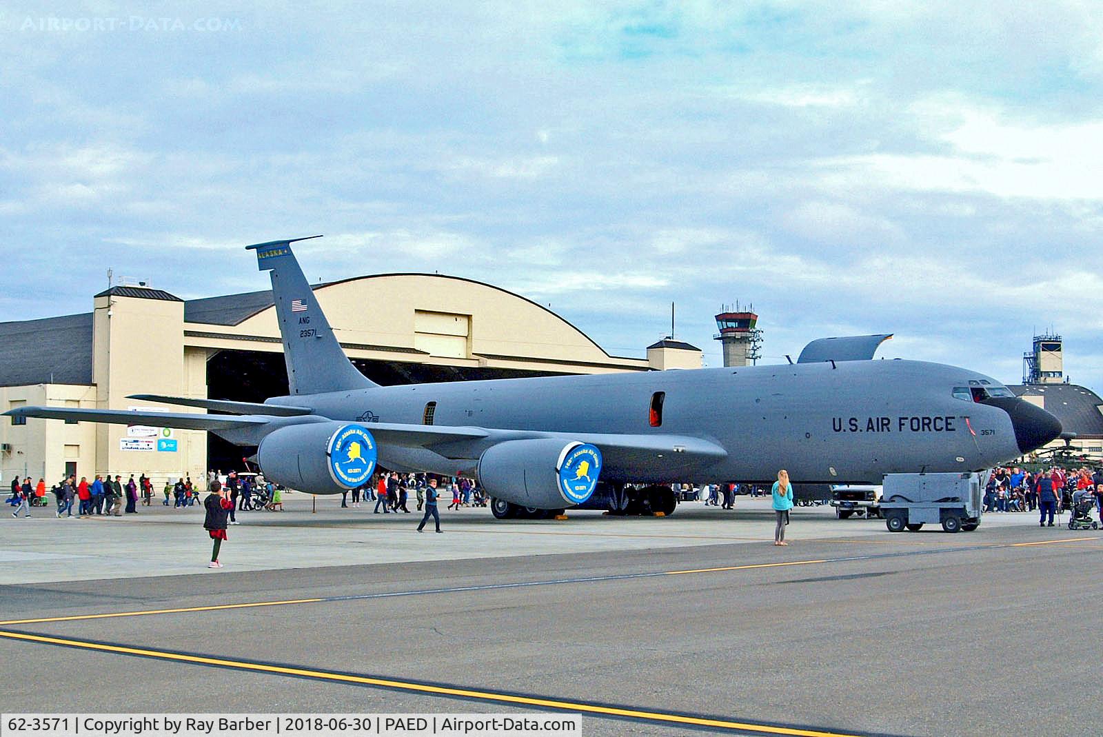 62-3571, 1962 Boeing KC-135R Stratotanker C/N 18554, 62-3571   (23571) Boeing KC-135R Stratotanker [18554] (United States Air Force) Elmendorf AFB~N 30/06/2018