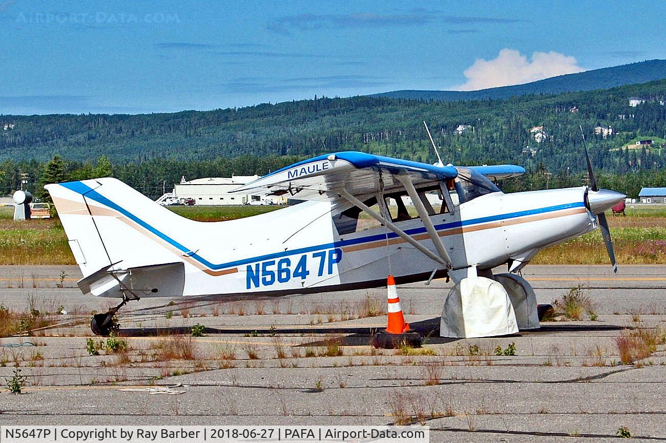N5647P, 1982 Maule M-6-235 Super Rocket C/N 7422C, N5647P   Maule M-6-235C Super Rocket [7422C] Fairbanks~G 27/06/2018