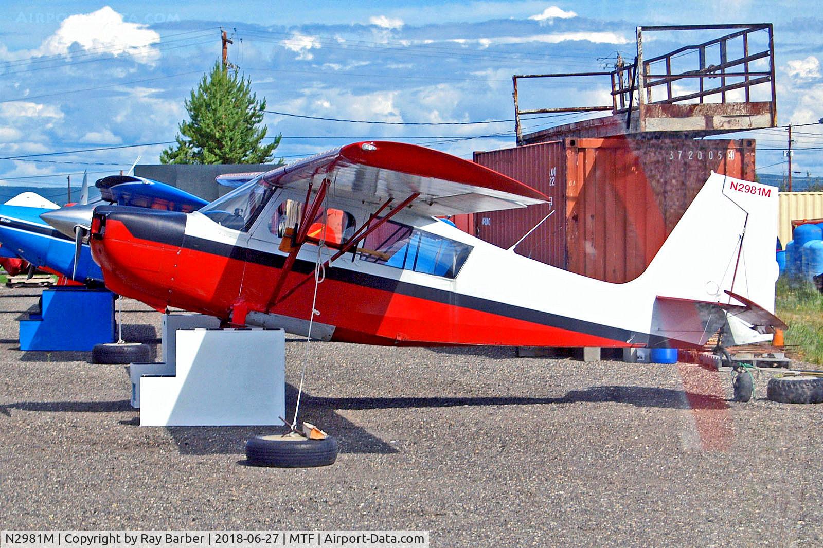 N2981M, 1980 Bellanca 8GCBC C/N 360-80, N2981M   Bellanca 8GCBC Scout [360-80] Fairbanks-Metro Field~N 27/06/2018