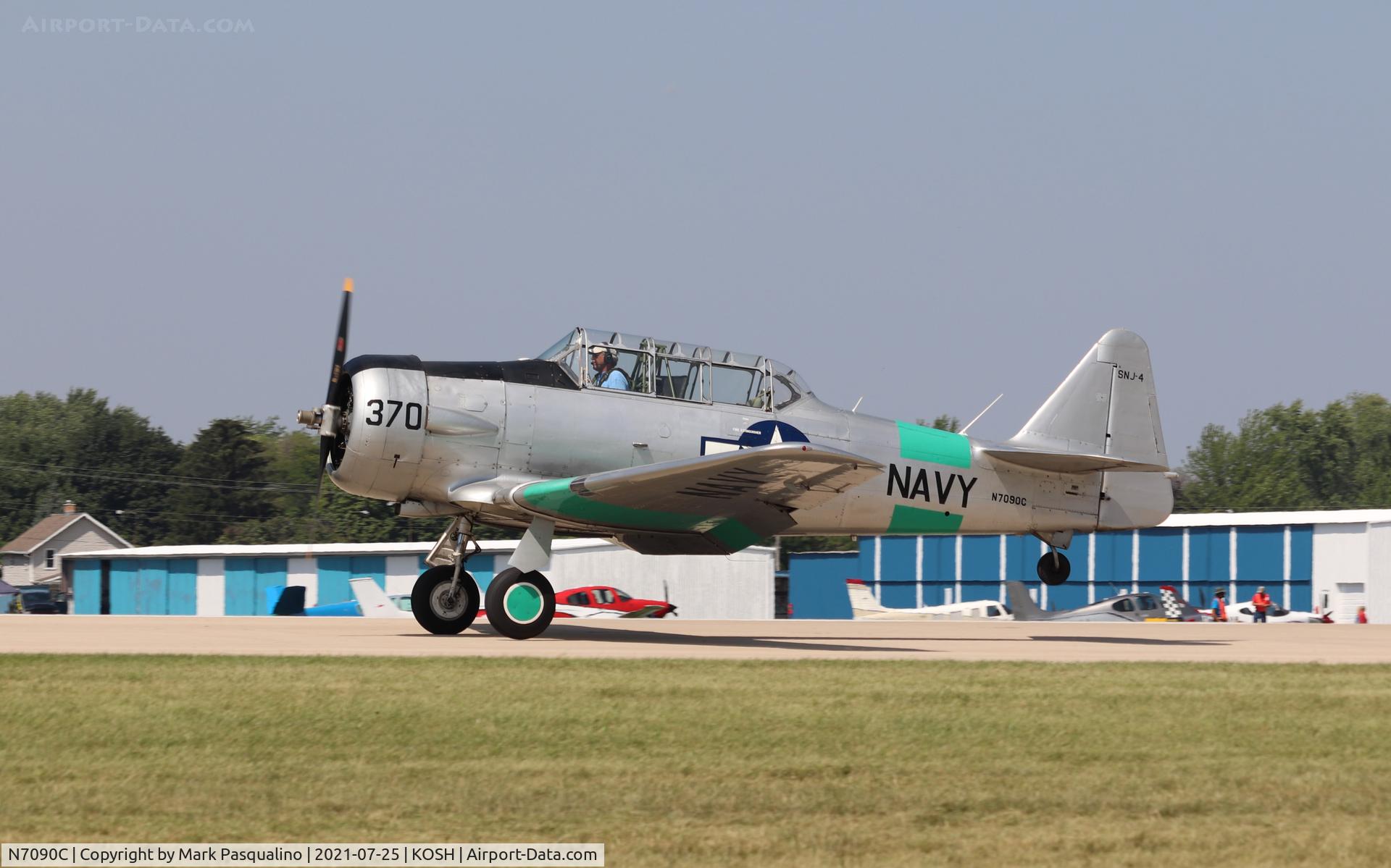 N7090C, North American SNJ-4 Texan C/N 88-13370, North American SNJ-4