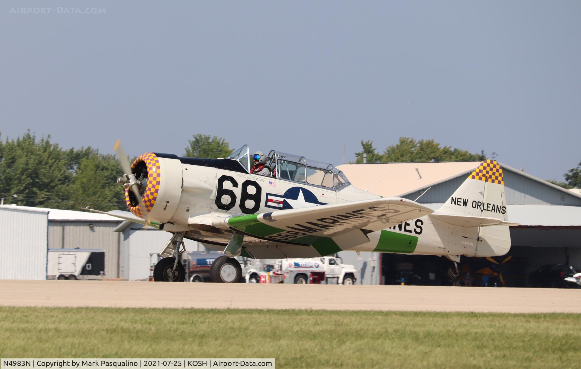N4983N, 1957 North American AT-6D Texan C/N 121-42175 (44-81453), North American AT-6D