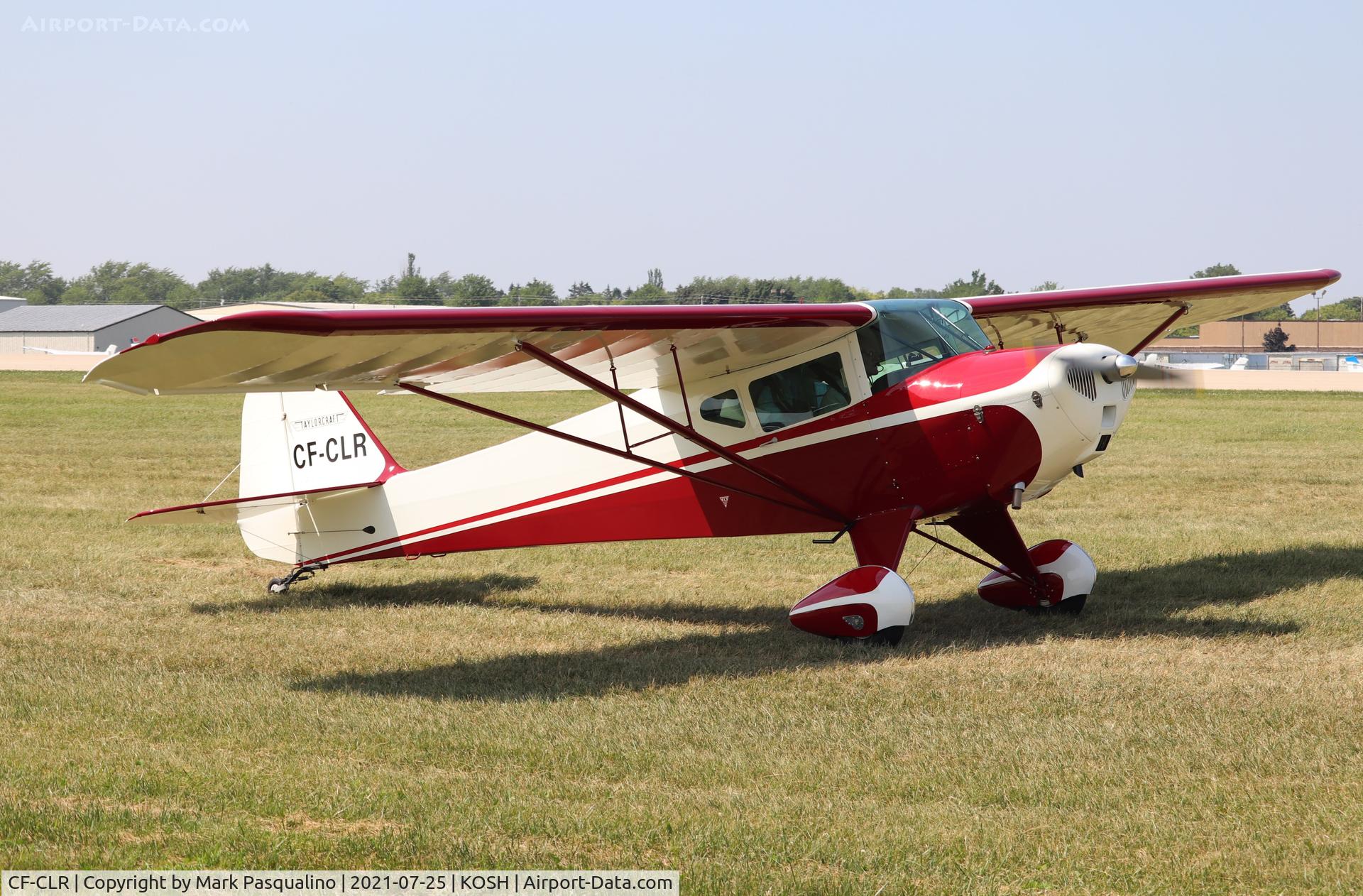 CF-CLR, 1946 Taylorcraft BC-12 C/N 8886, Taylorcraft BC-12