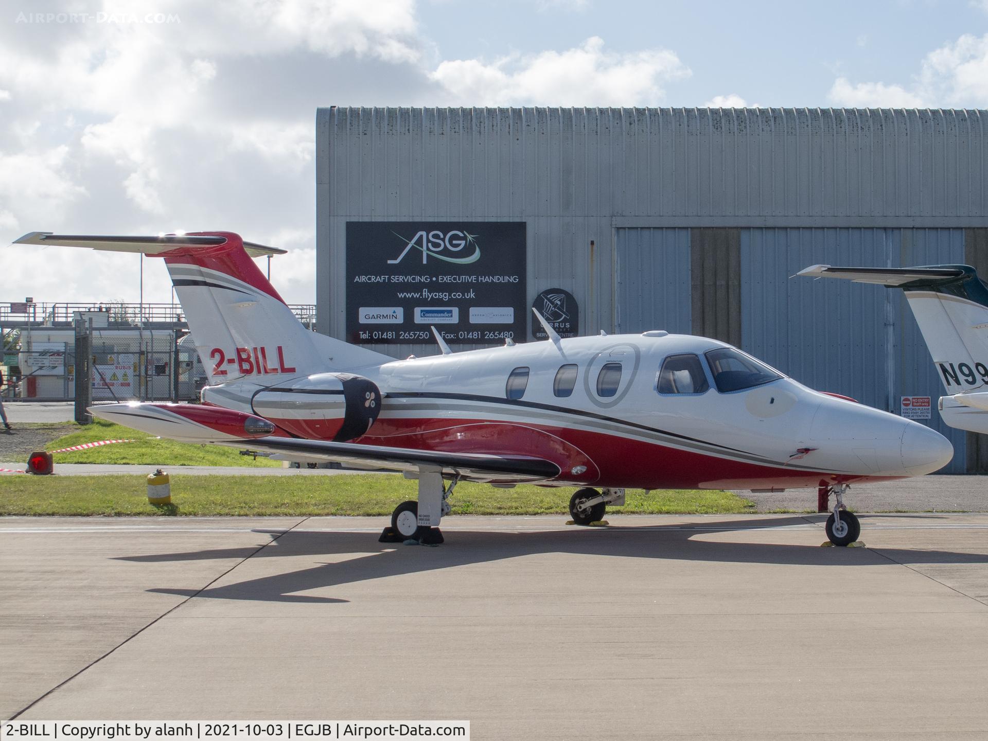 2-BILL, 2014 Eclipse Aviation Corp EA500 C/N 000275, Parked outside ASG Guernsey