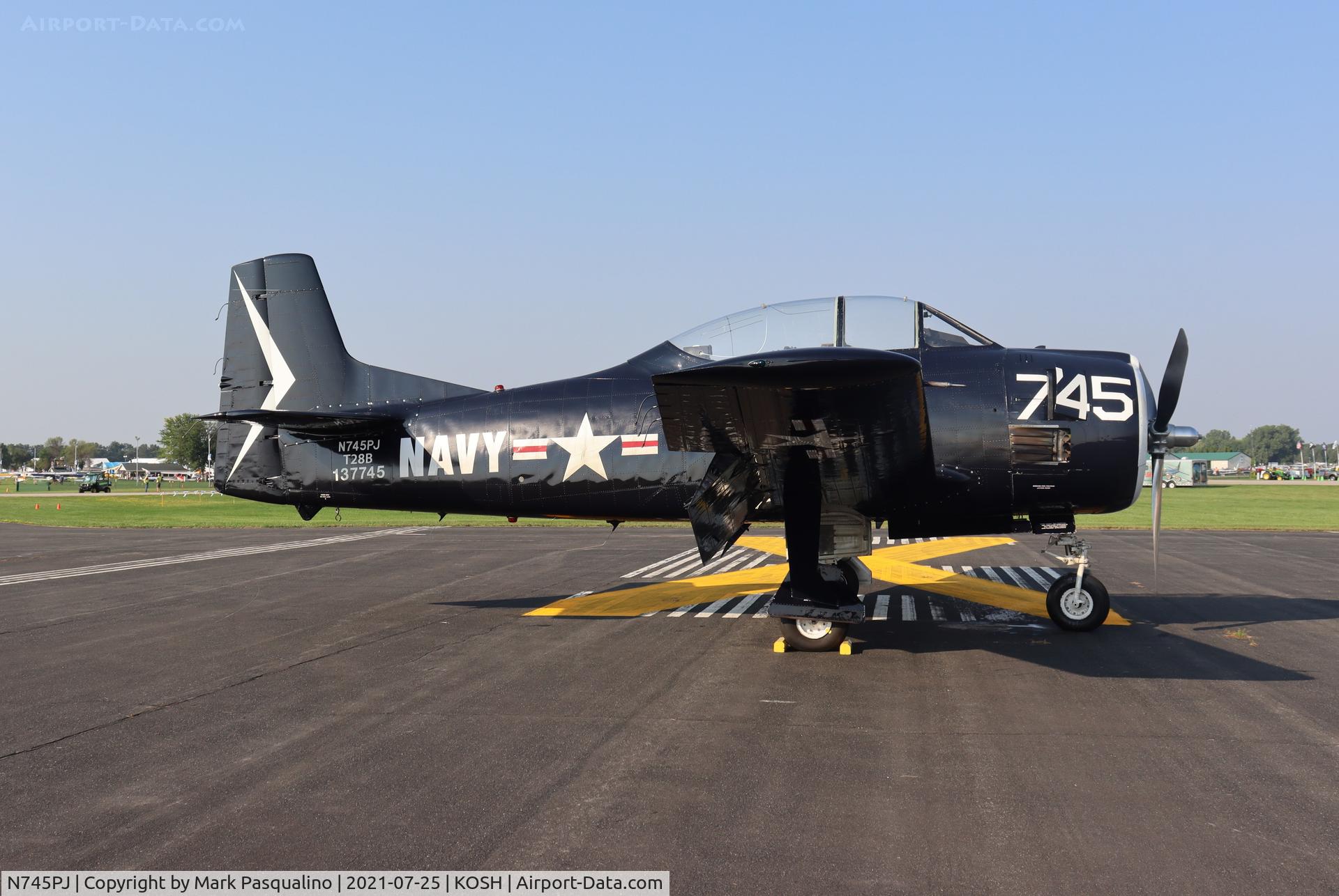 N745PJ, 1954 North American T-28B Trojan C/N 200-108, North American T-28B