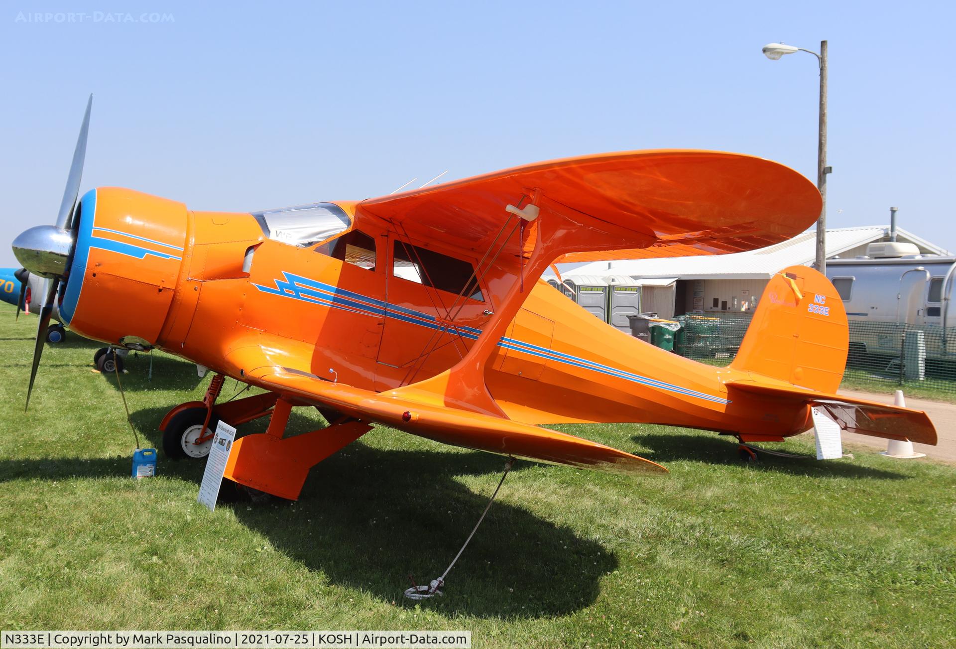 N333E, 1943 Beech D17S Staggerwing C/N 4878, Beech D17S