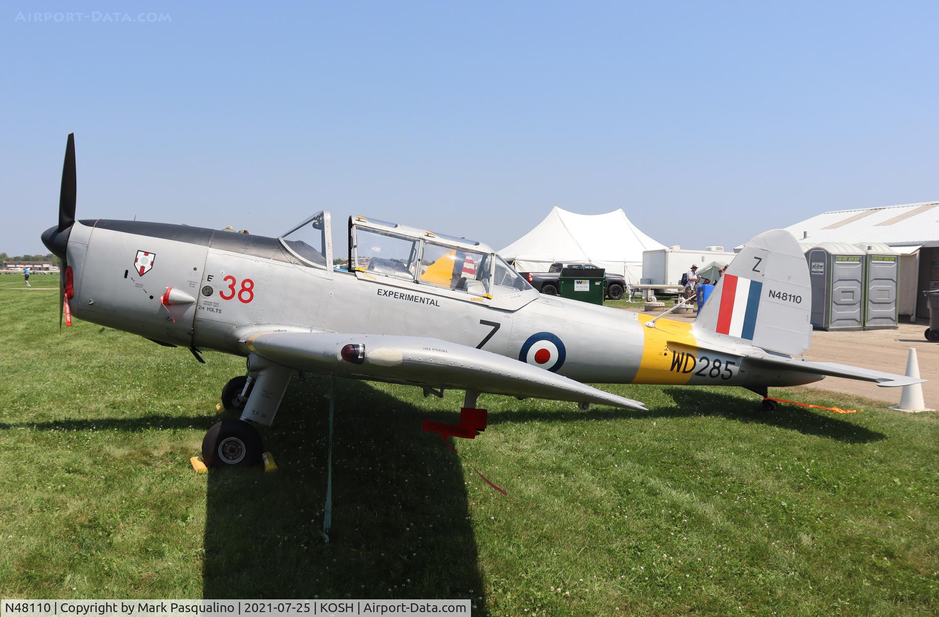 N48110, 1952 De Havilland DHC-1 Chipmunk T.10 C/N C1/0224, DHC-1 Chipmunk T-10