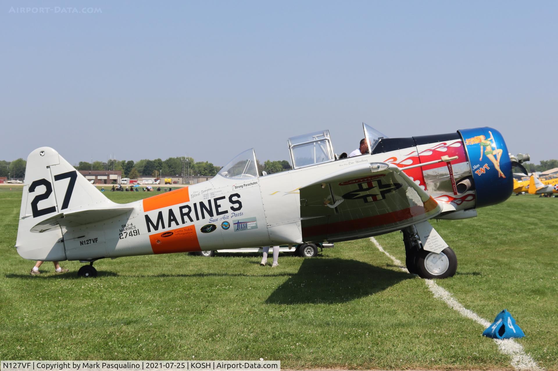 N127VF, 1943 North American AT-6C Texan C/N 88-12827, North American AT-6C