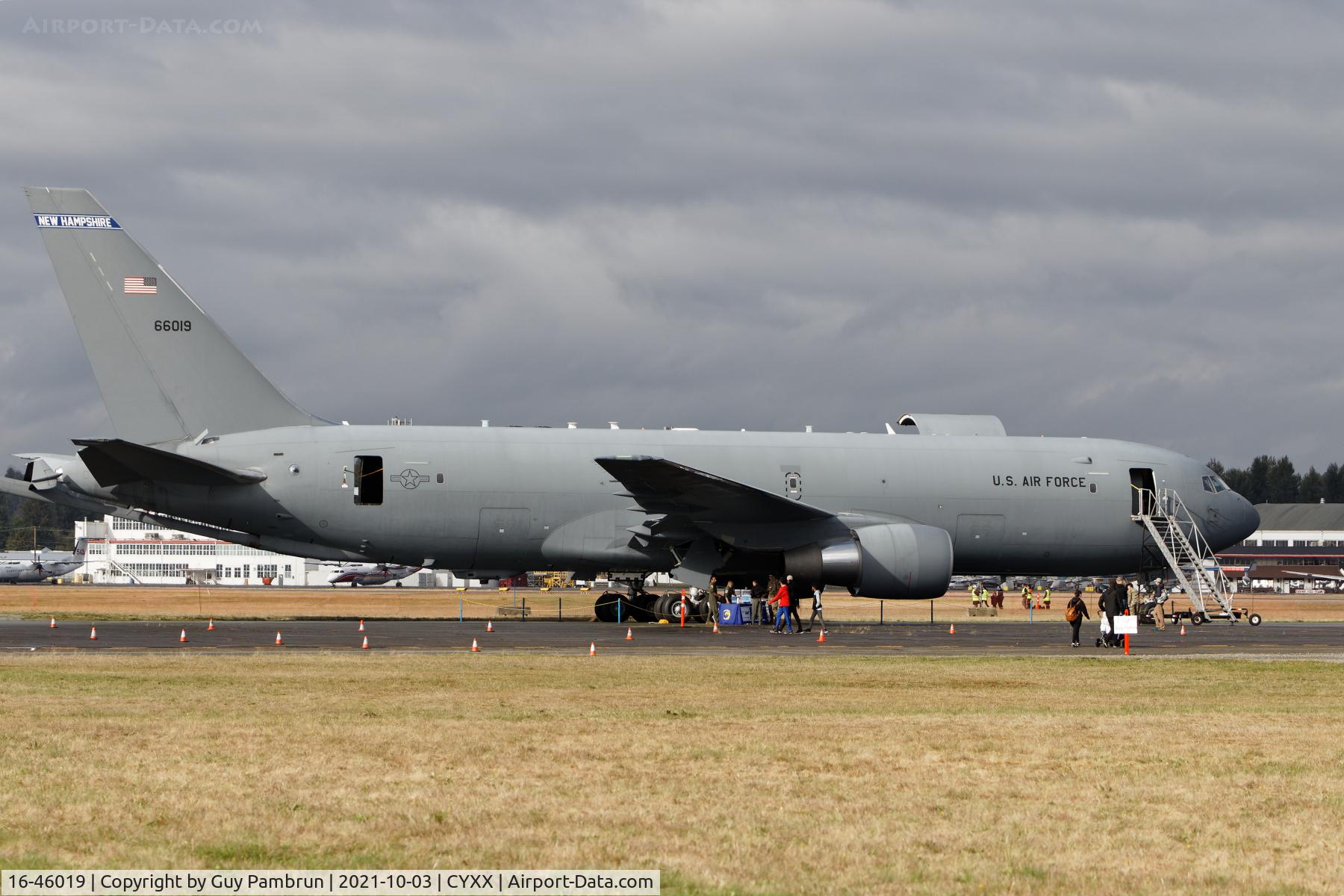 16-46019, 2016 Boeing KC-46A Pegasus (767-2LKC) C/N 34138, On display at 