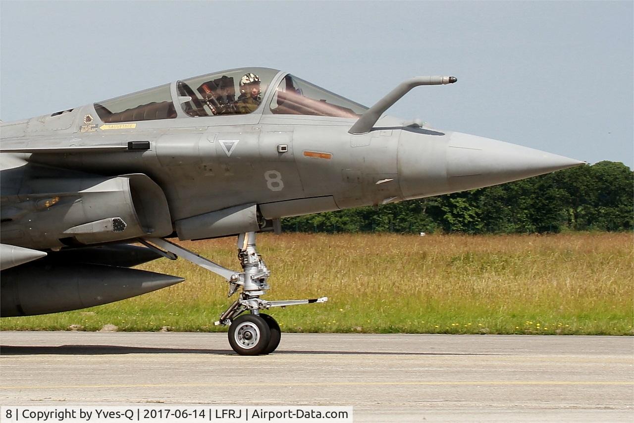 8, Dassault Rafale M C/N 8, Dassault Rafale M, Taxiing to flight-line, Landivisiau Naval Air Base (LFRJ) Tiger Meet 2017
