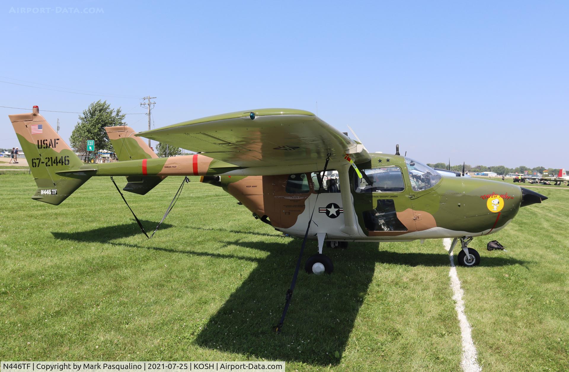 N446TF, Cessna 337A Super Skymaster C/N 337-0454, Cessna O-2B