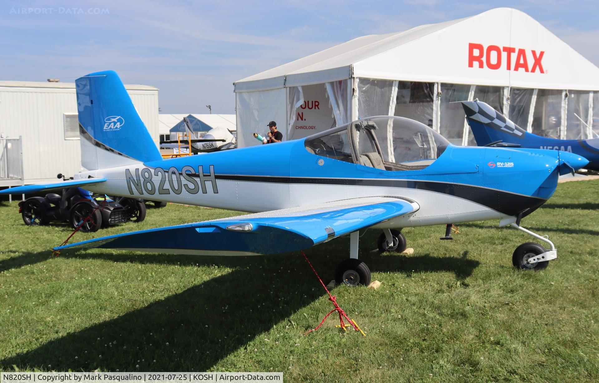 N820SH, 2019 Vans RV-12IS C/N 12082, Vans RV-12IS