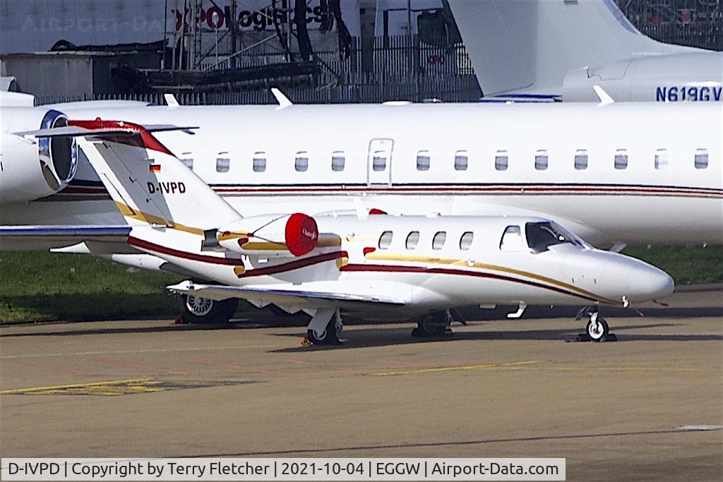 D-IVPD, 1997 Cessna 525 CitationJet C/N 525-0181, At Luton