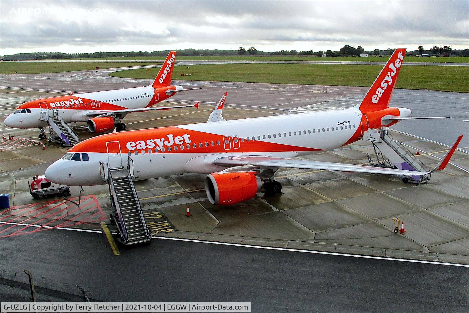 G-UZLG, 2019 Airbus A320-251N C/N 9105, At Luton