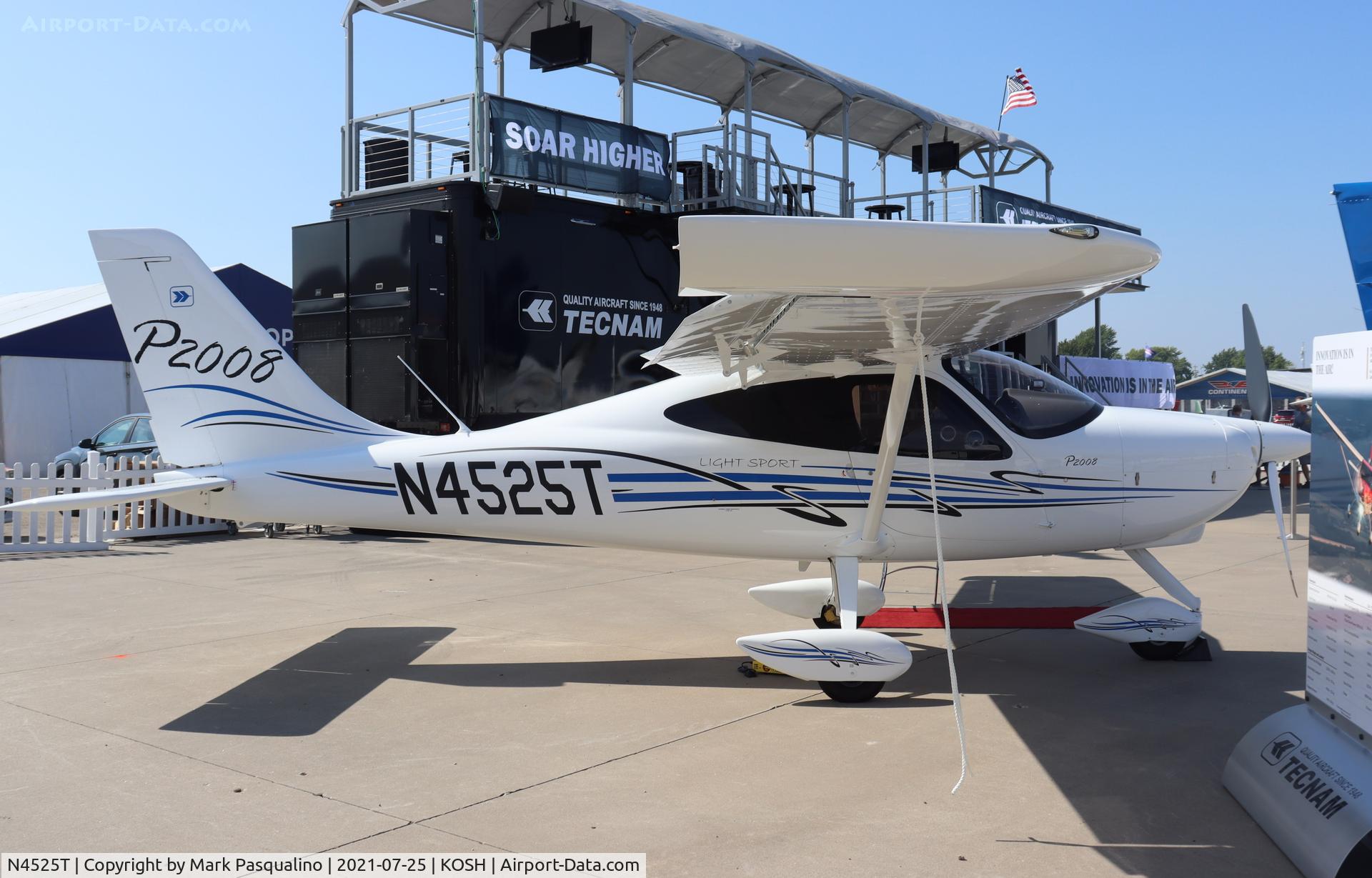 N4525T, 2021 Tecnam P2008 C/N 187, Tecnam P2008