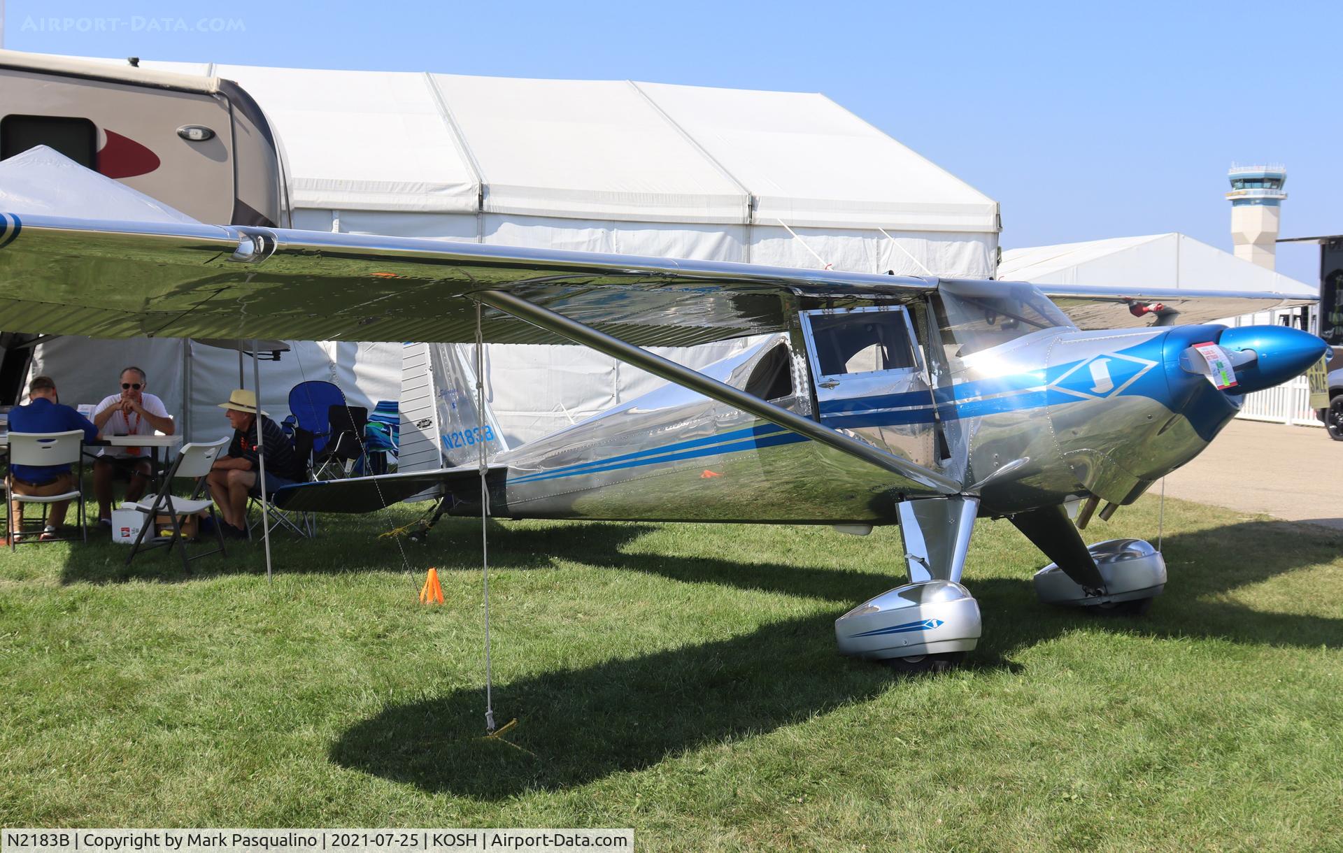 N2183B, 1949 Luscombe 8F Silvaire C/N 6610, Luscombe 8F
