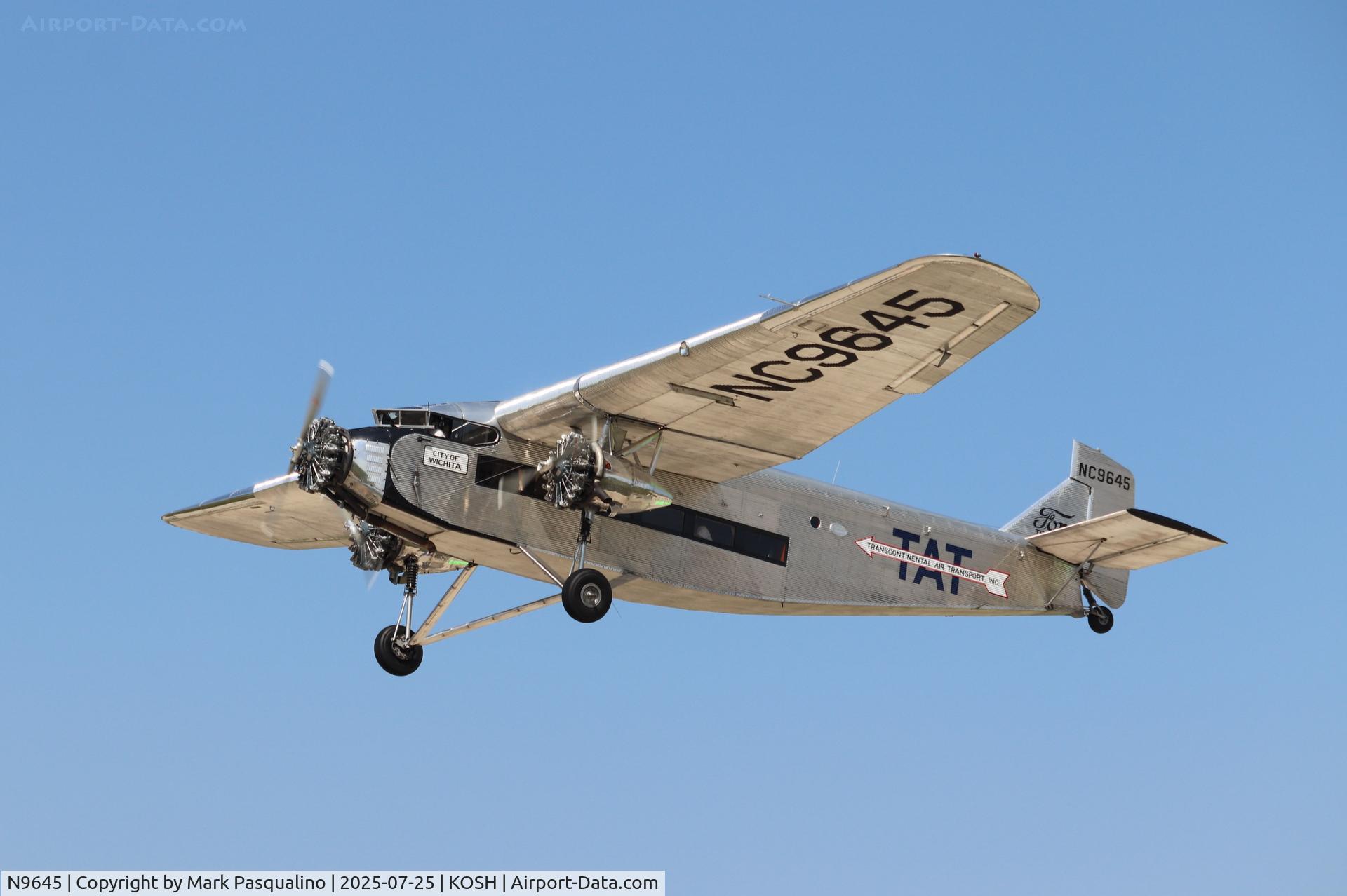 N9645, 1928 Ford 5-AT-B Tri-Motor C/N 8, Ford 5-AT-B