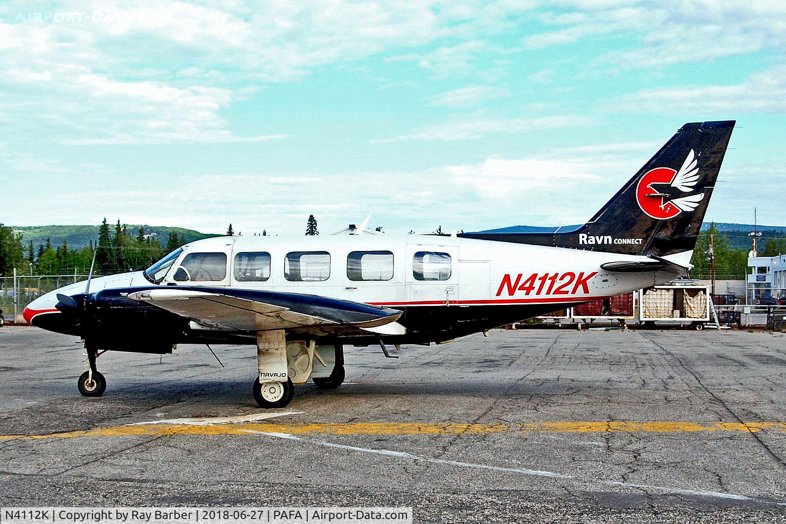 N4112K, 1982 Piper PA-31-350 Chieftain C/N 31-8353006, N4112K   Piper PA-31-350 T-1020 Navajo Chieftain [31-8353006] (Ravn Connect) Fairbanks~G 27/06/2018