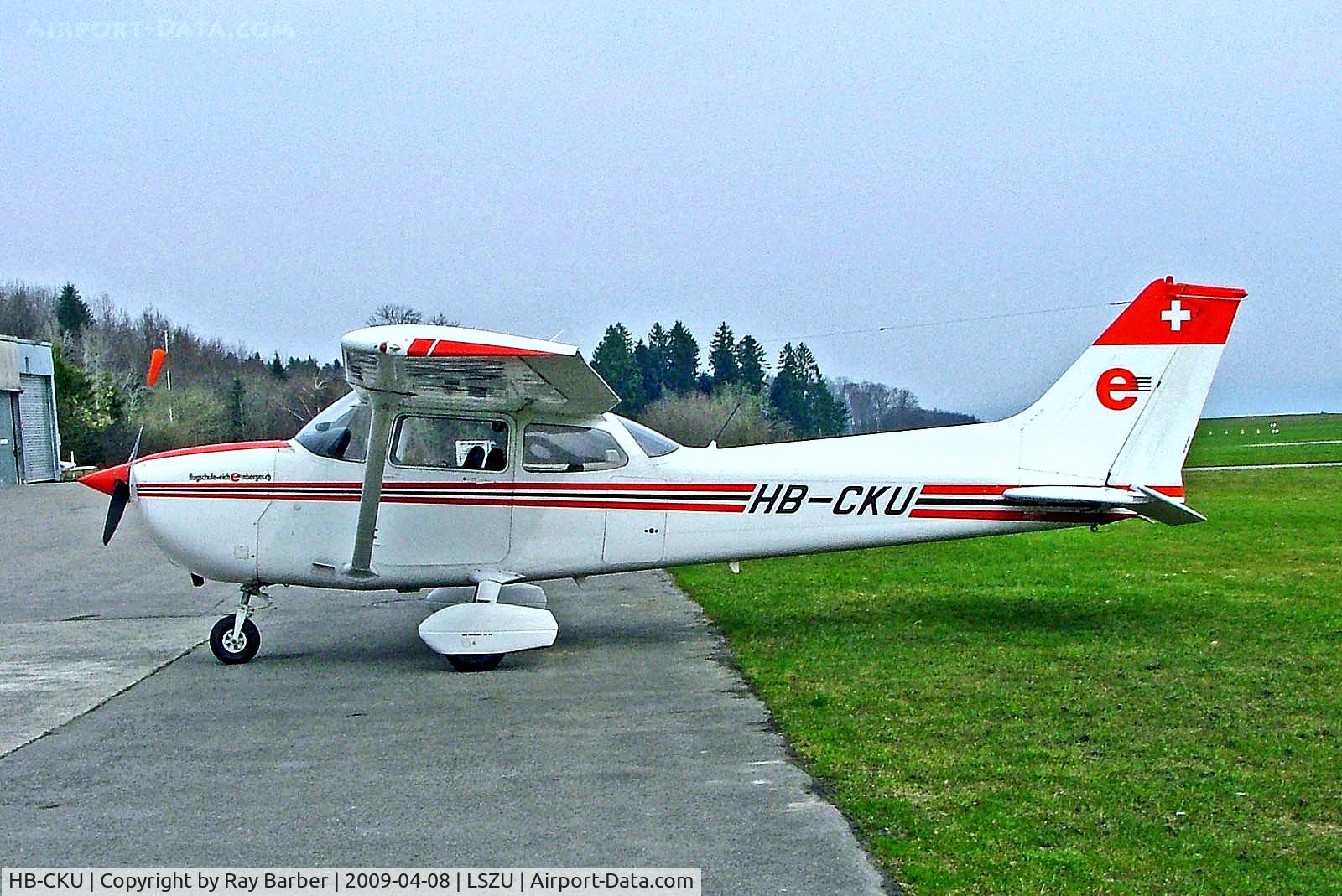 HB-CKU, 1983 Reims F172P C/N F17202195, HB-CKU   R/Cessna F.172P [2195] Buttwil~HB 08/04/2009