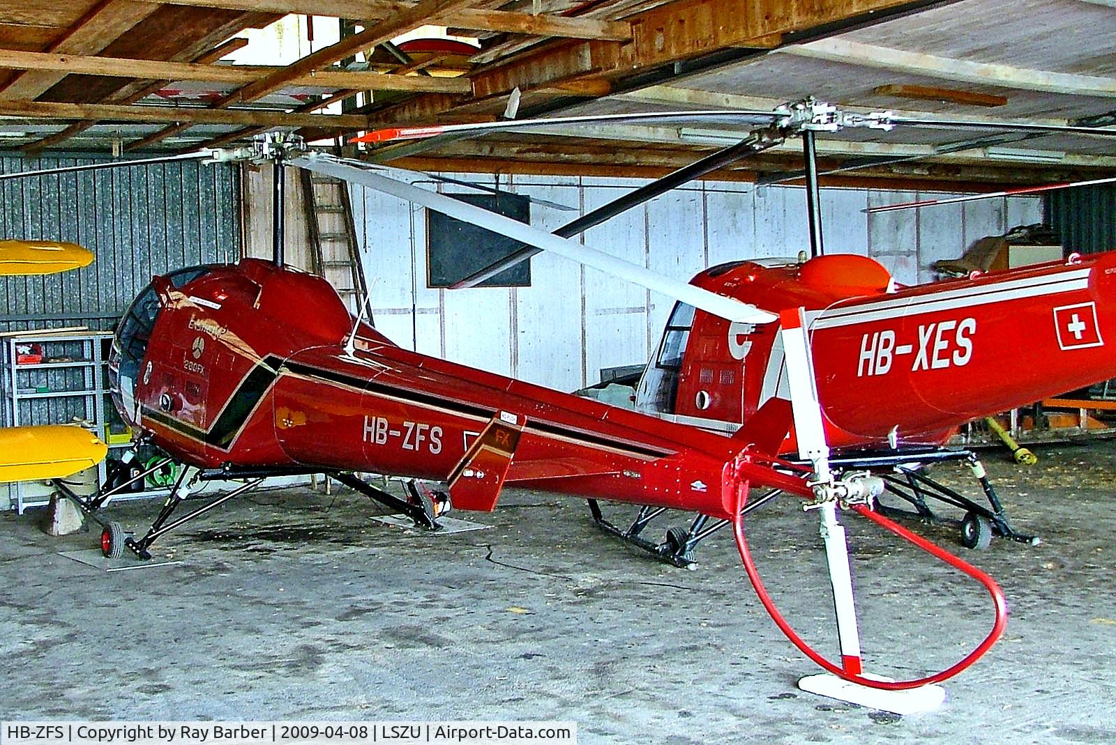 HB-ZFS, 1990 Enstrom 280FX Shark C/N 2059, HB-ZFS   Enstrom 280FX Shark [2059] Buttwil~HB 08/04/2009