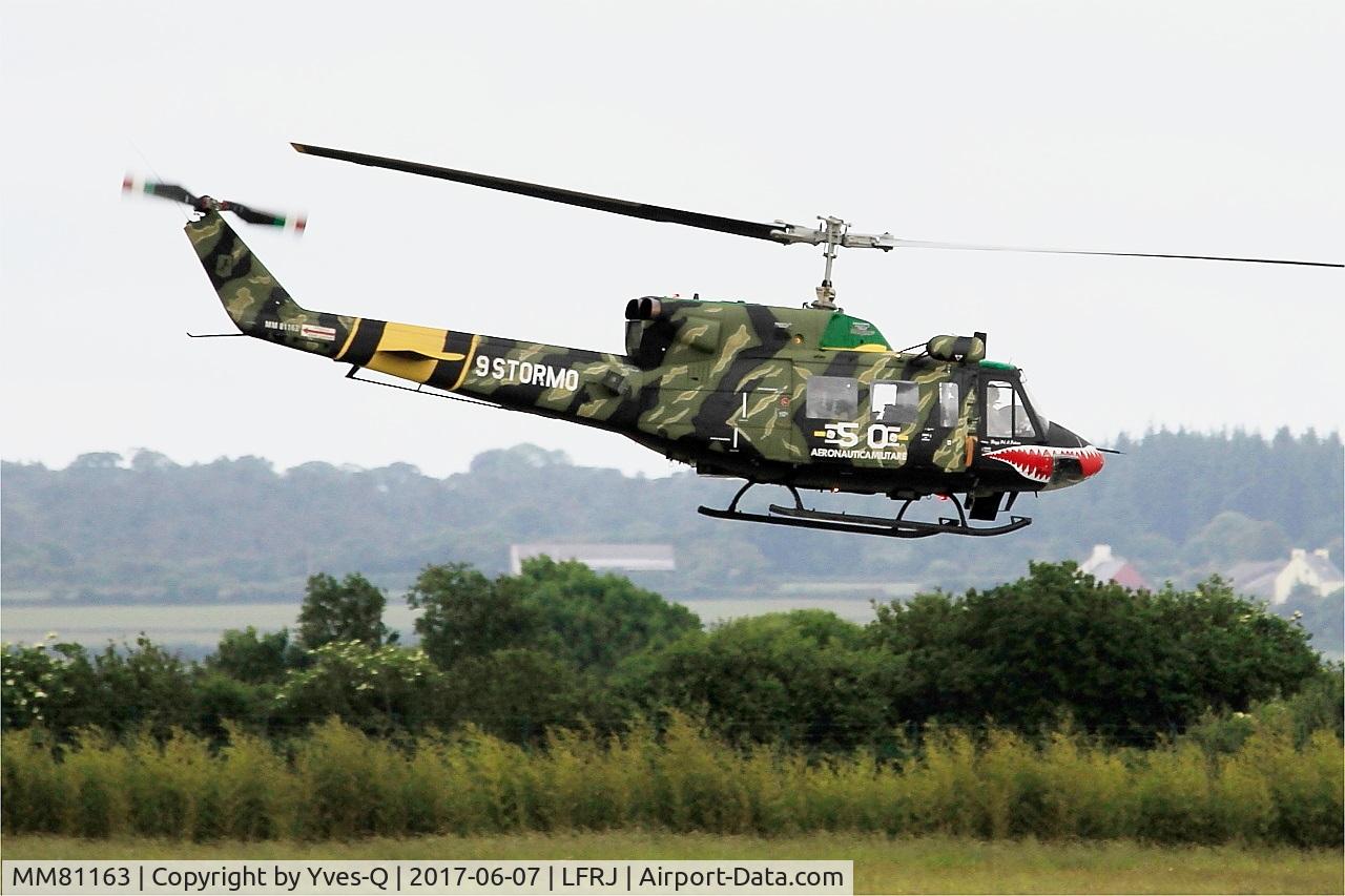 MM81163, Agusta AB-212 C/N 5820, Agusta AB-212, Take off, Landivisiau Naval Air Base (LFRJ) Tiger Meet 2017