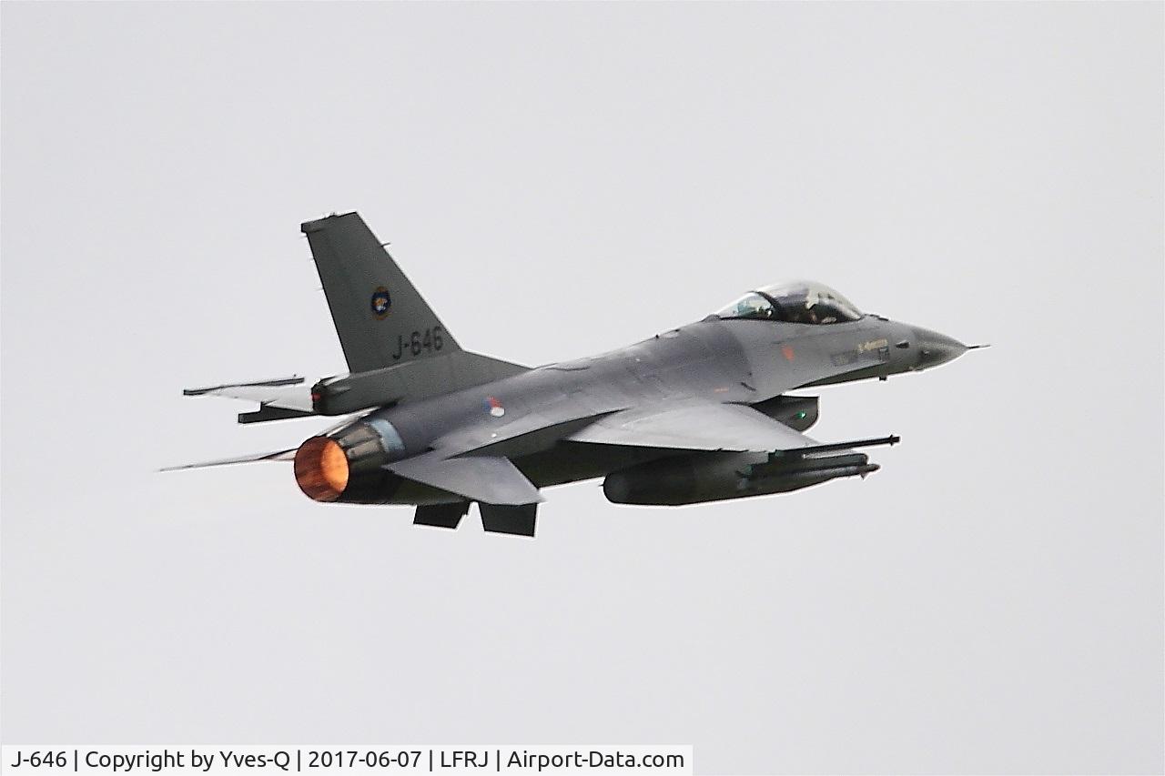 J-646, Fokker F-16AM Fighting Falcon C/N 6D-78, Fokker F-16AM Fighting Falcon, Climbing from rwy 26, Landivisiau Naval Air Base (LFRJ) Tiger Meet 2017