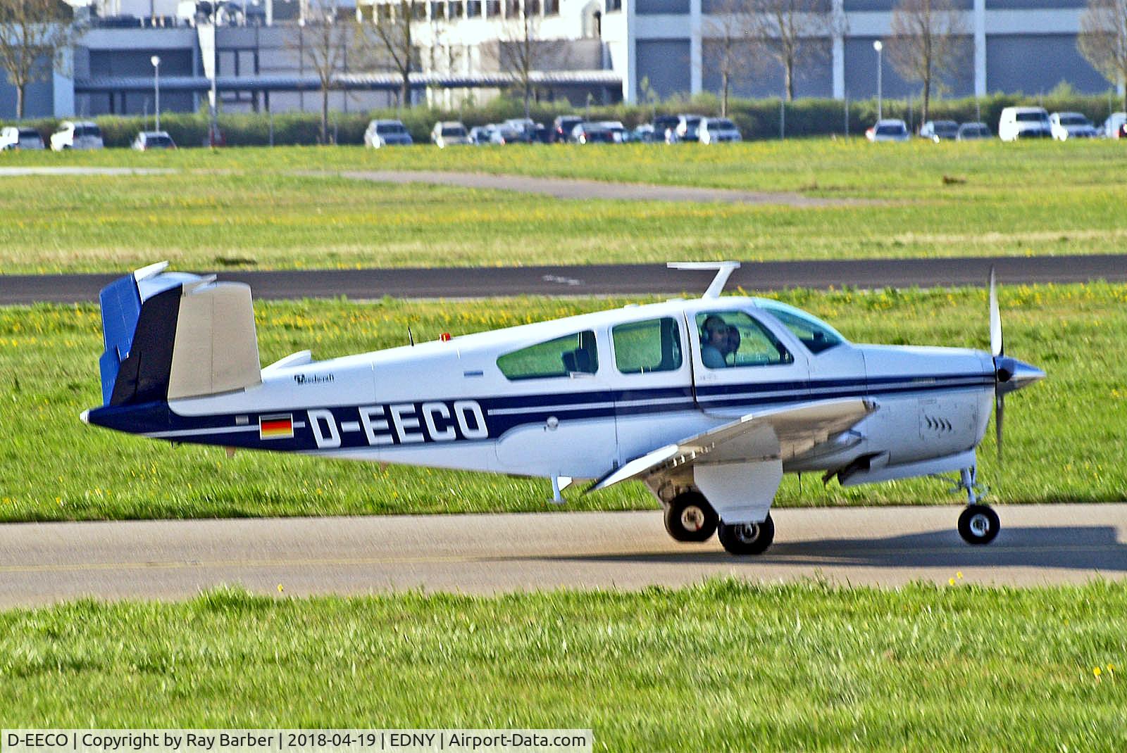D-EECO, 1972 Beech V35B Bonanza C/N D-9339, D-EECO   Beech V35B Bonanza [D-9229] Friedrichshafen~D 19/04/2018