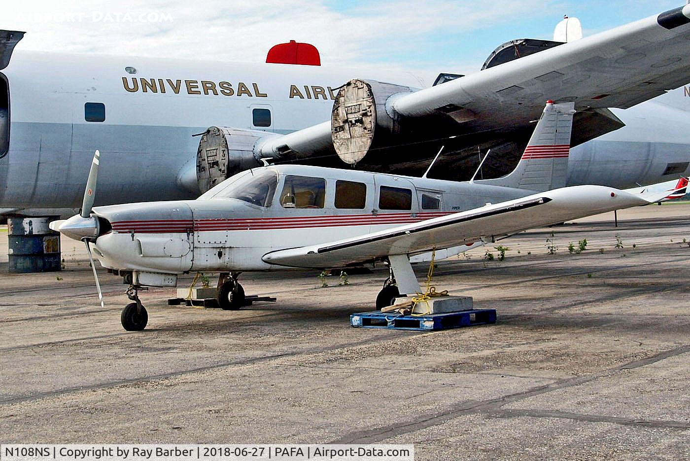 N108NS, 1976 Piper PA-32R-300 Cherokee Lance C/N 32R-7680288, N108NS   Piper PA-32R-300 Cherokee Lance [32R-7680288] (Everts Air Alaska) Fairbanks~G 27/06/2018