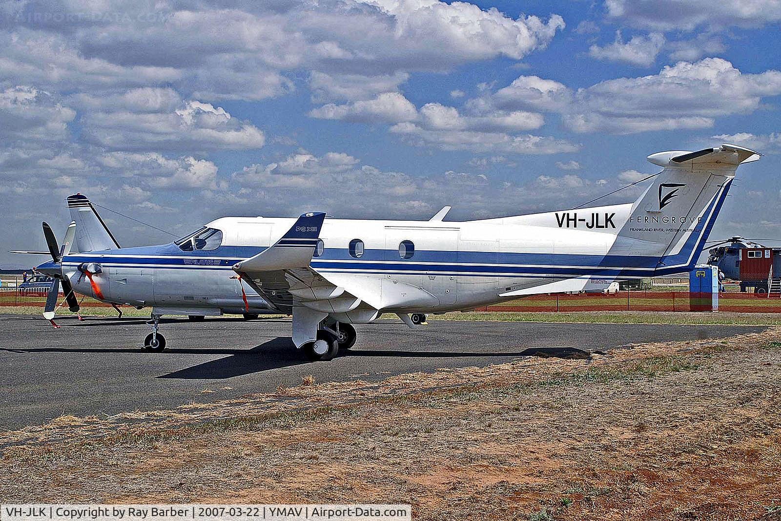 VH-JLK, 1995 Pilatus PC-12 C/N 126, VH-JLK   Pilatus PC-12 [126] (Ferngrove) Avalon~VH 22/03/2007
