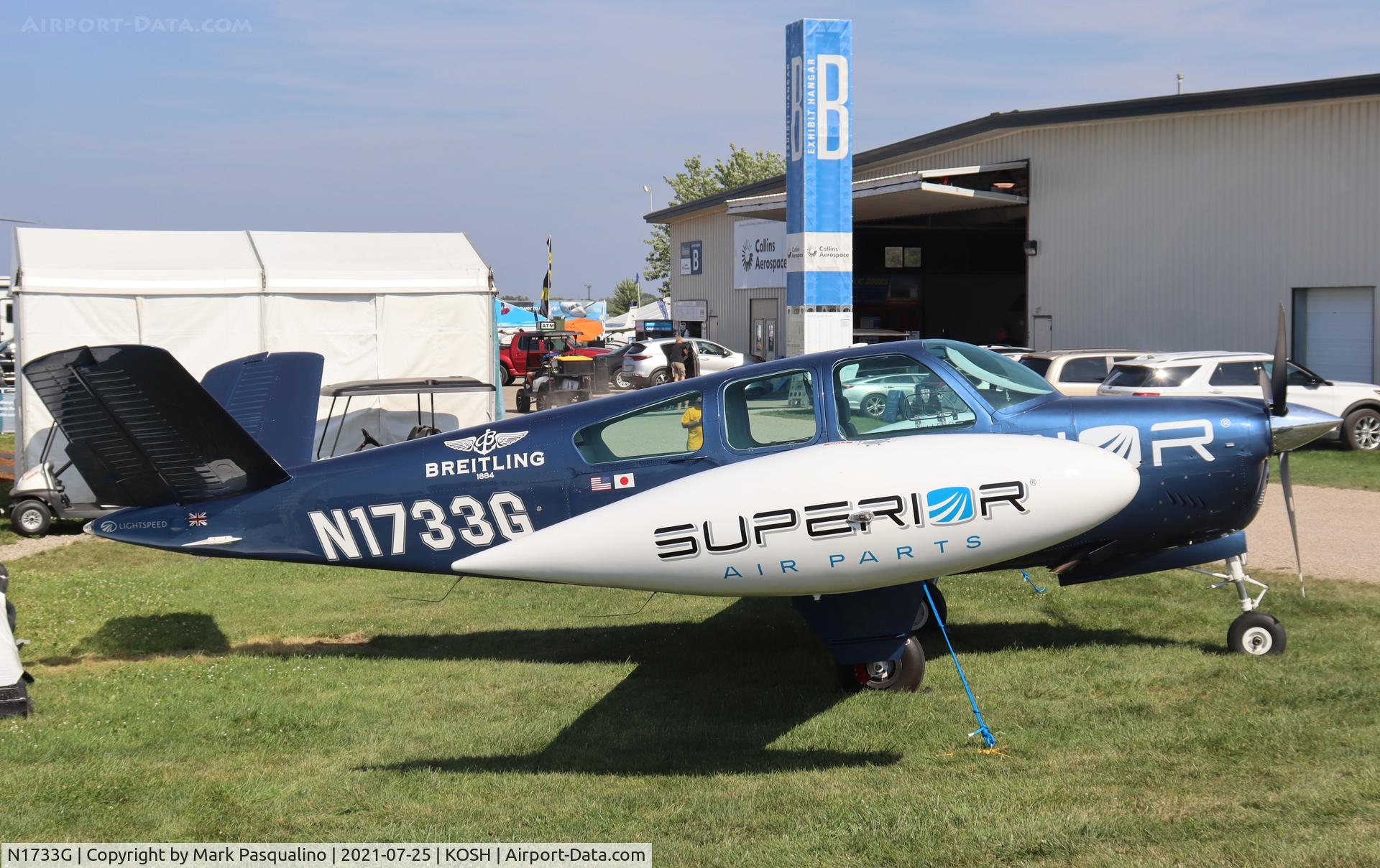N1733G, 1962 Beech P35 Bonanza C/N D-6949, Beech P35