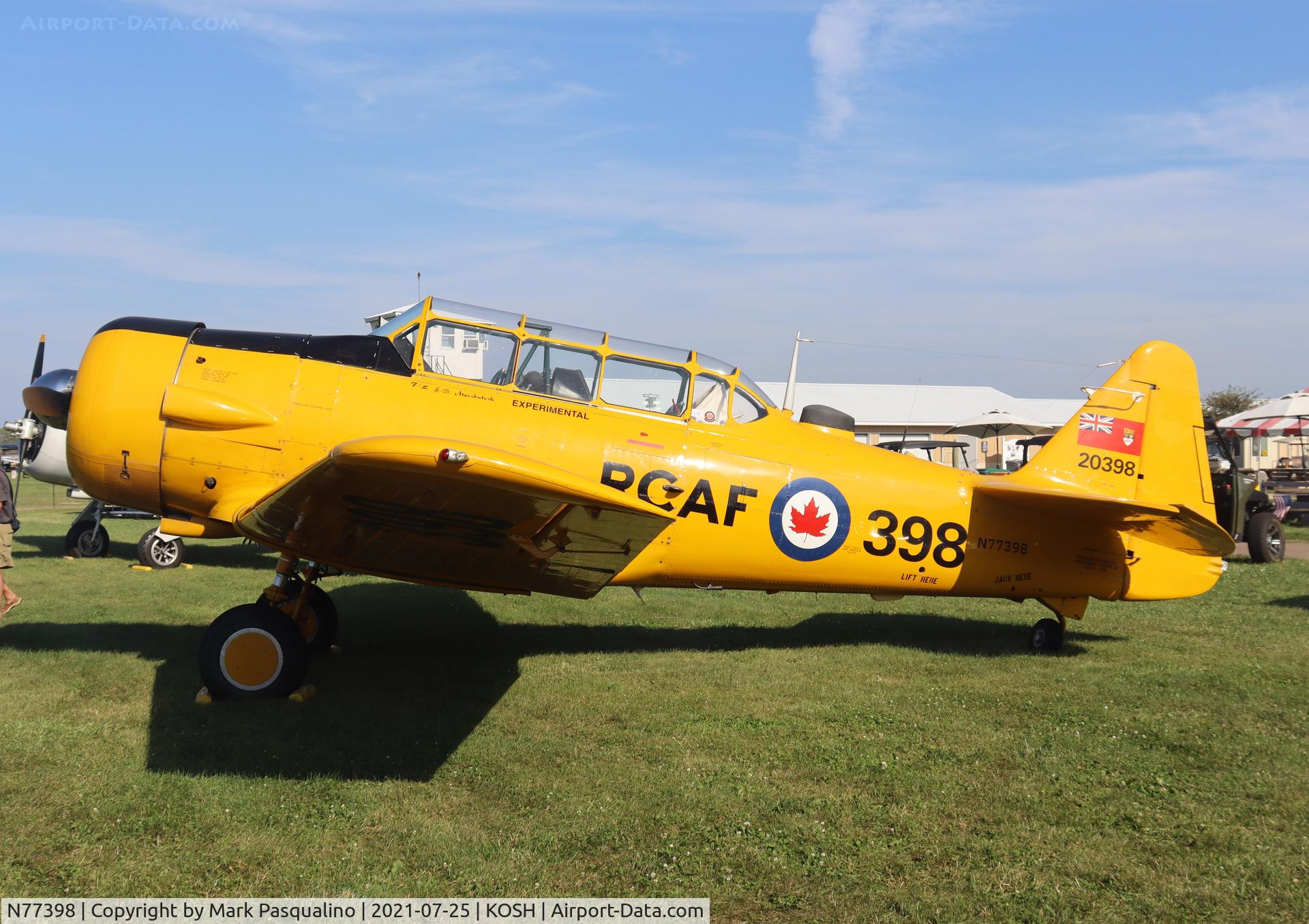 N77398, 1952 Canadian Car & Foundry Harvard MK IV C/N CCF4-189, Harvard MK IV