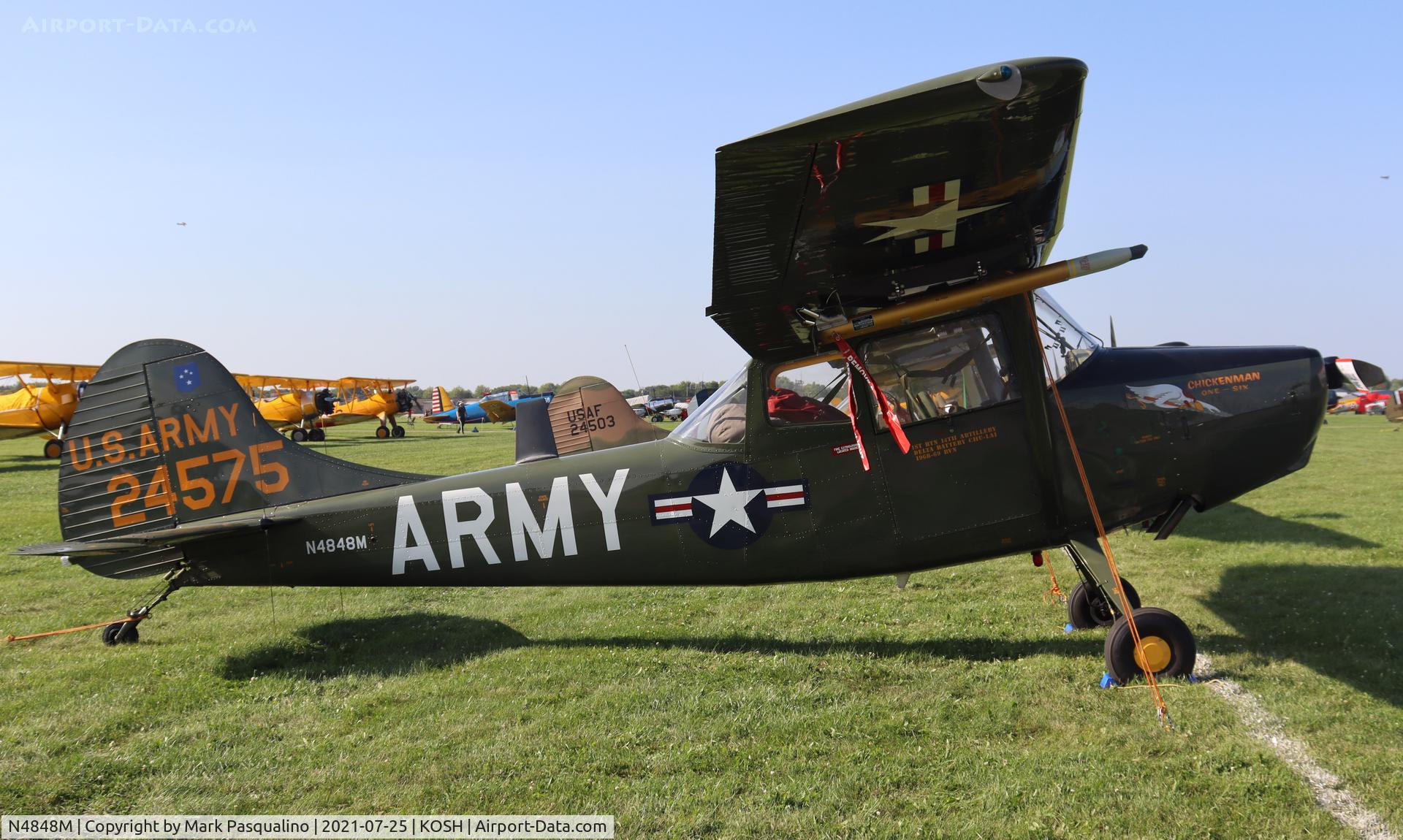 N4848M, Cessna L-19 C/N 24575, Cessna L-19