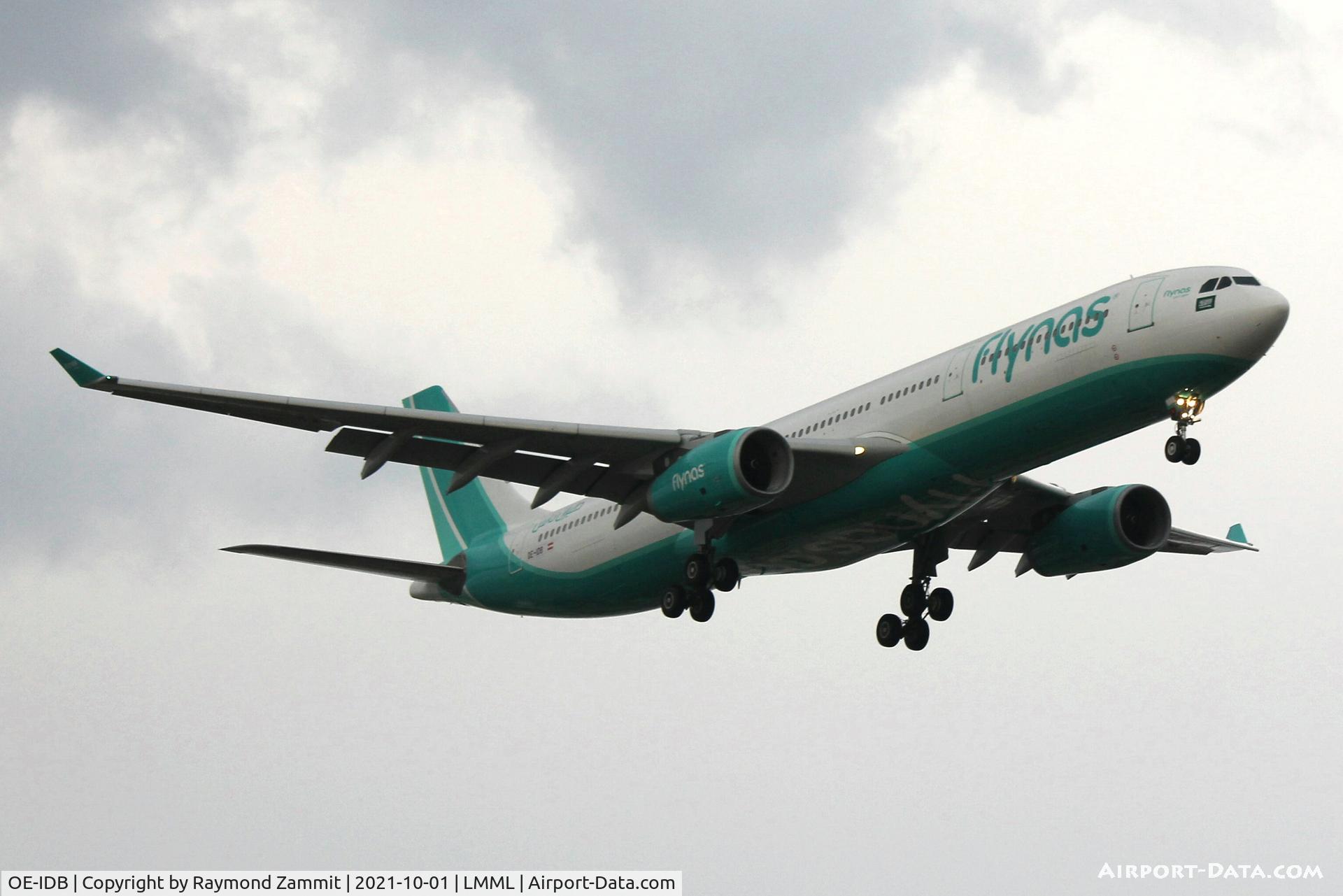 OE-IDB, Airbus A330-300 C/N 1607, A330 OE-IDB Flynas came to Malta re-registered as HZ-NE24