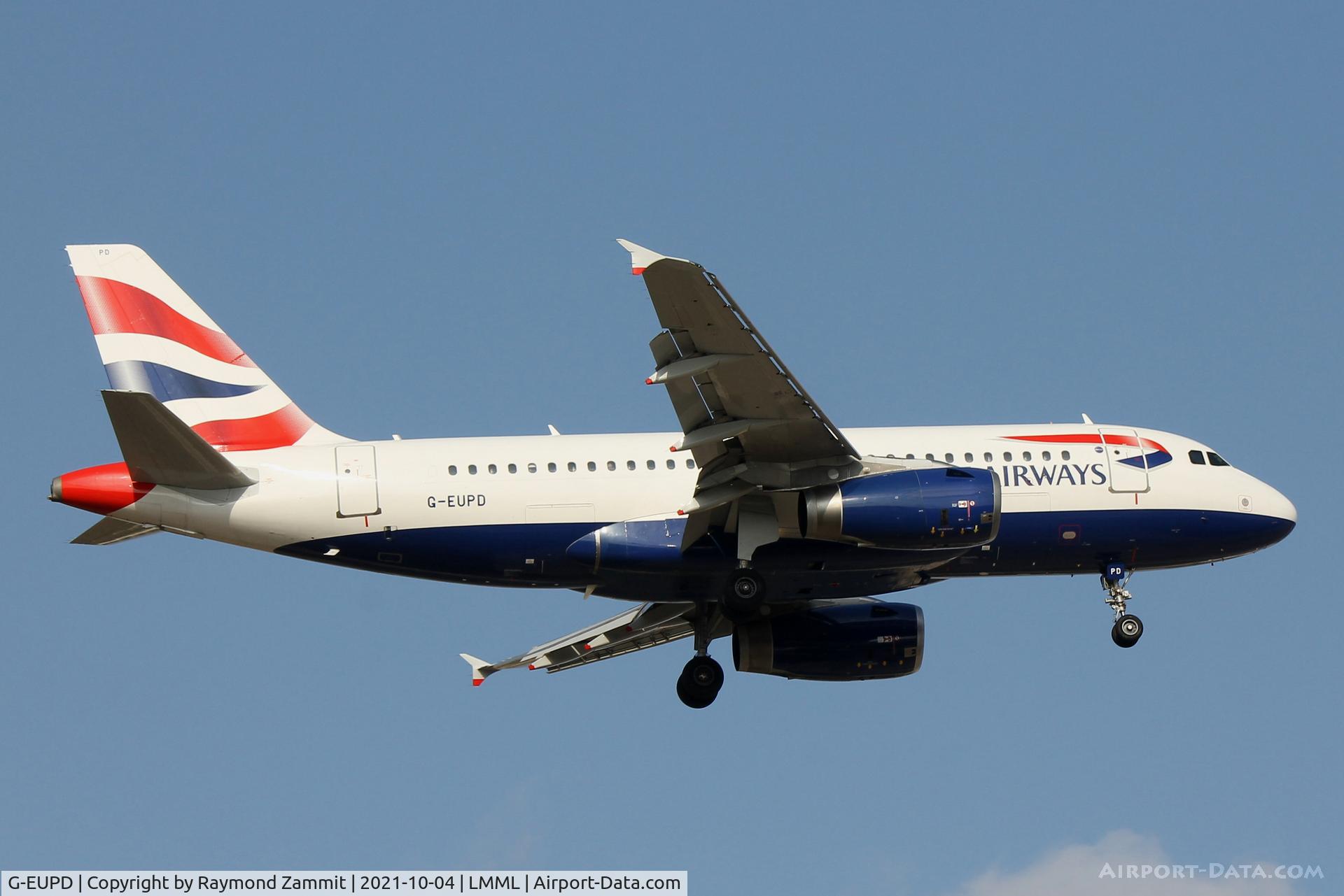 G-EUPD, 1999 Airbus A319-131 C/N 1142, A319 G-EUPD British Airways