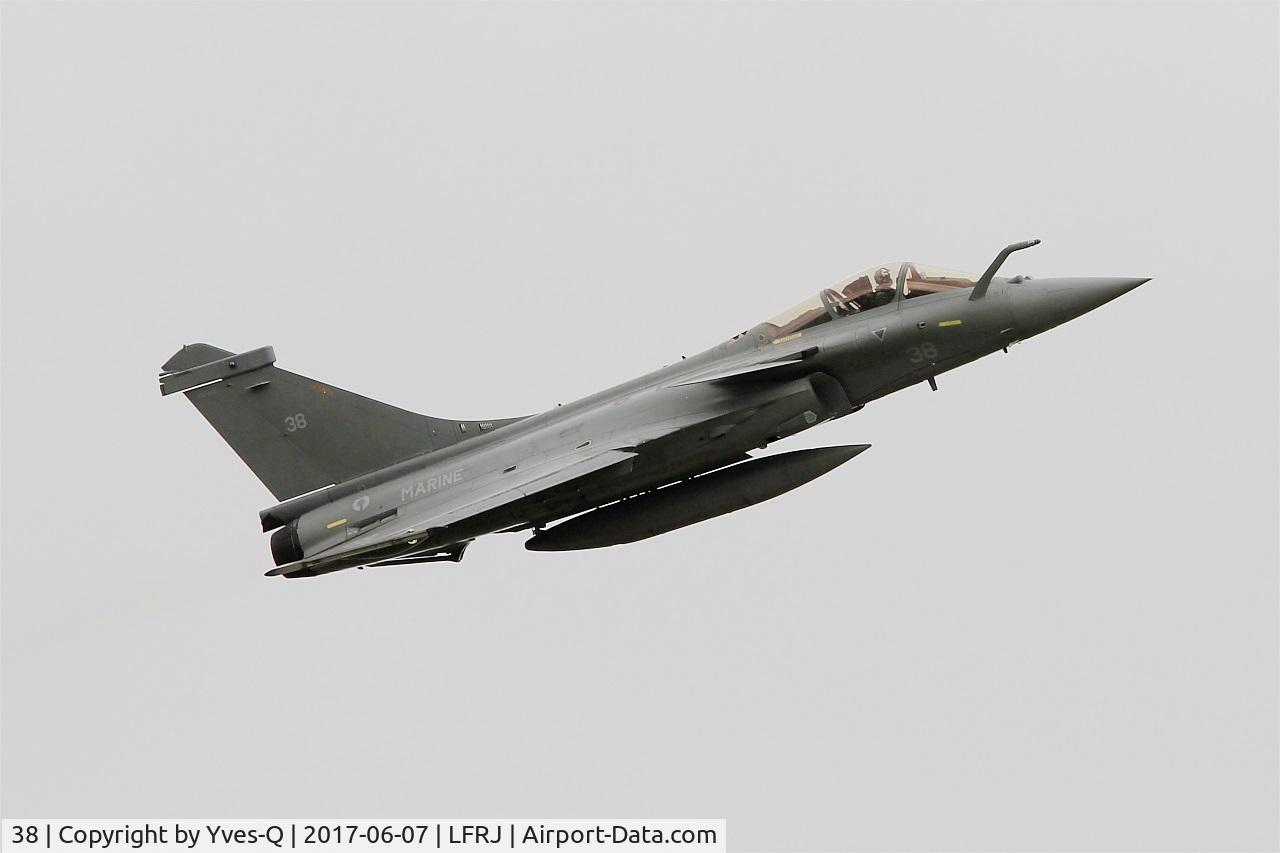 38, 2013 Dassault Rafale M C/N 38, Dassault Rafale M, Take off rwy 26 , Landivisiau Naval Air Base (LFRJ) Tiger Meet 2017