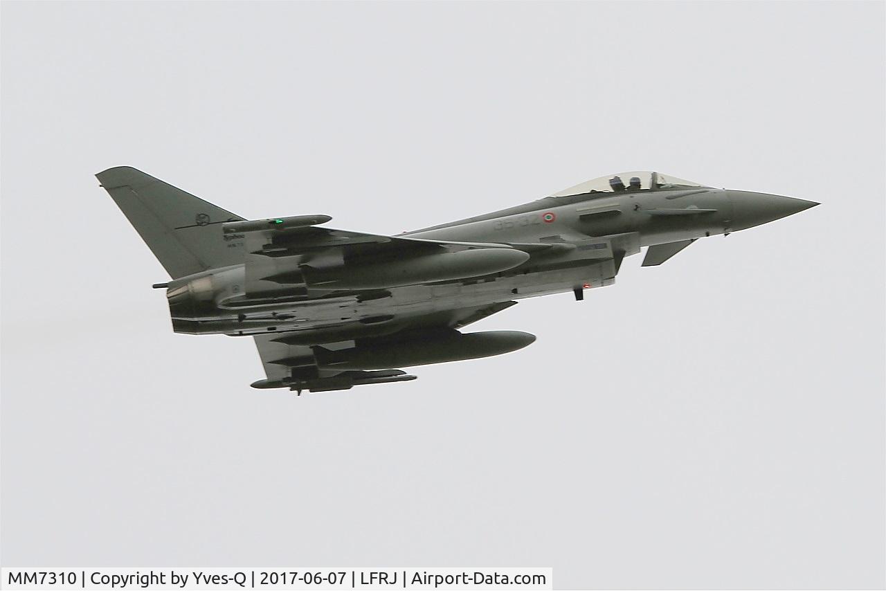 MM7310, Eurofighter EF-2000 Typhoon S C/N IS042, Eurofighter EF-2000 Typhoon S, Take off rwy 26, Landivisiau Naval Air Base (LFRJ) Tiger Meet 2017