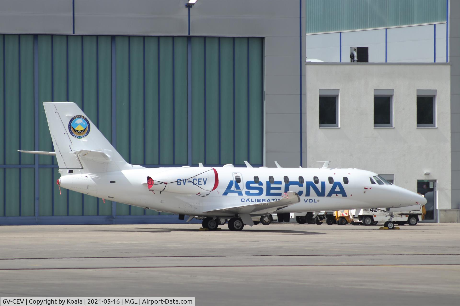6V-CEV, 2019 Cessna 680 Citation Sovereign C/N 680-0587, At Maintenance