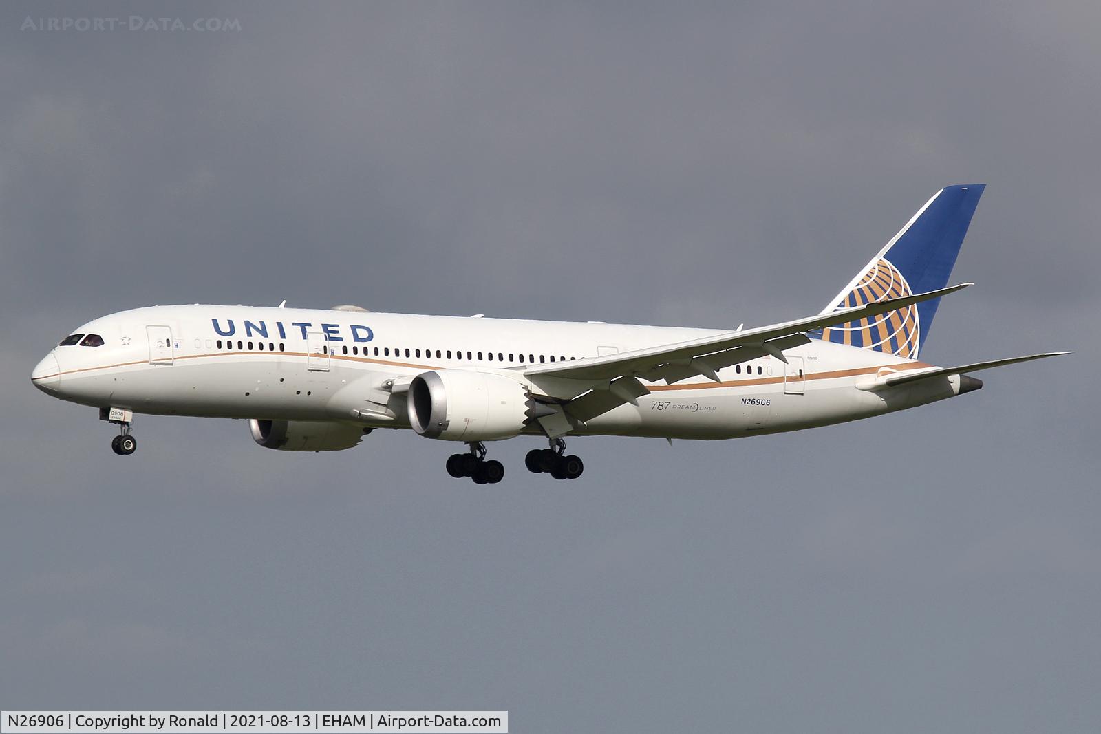 N26906, 2012 Boeing 787-8 Dreamliner C/N 34829, at spl