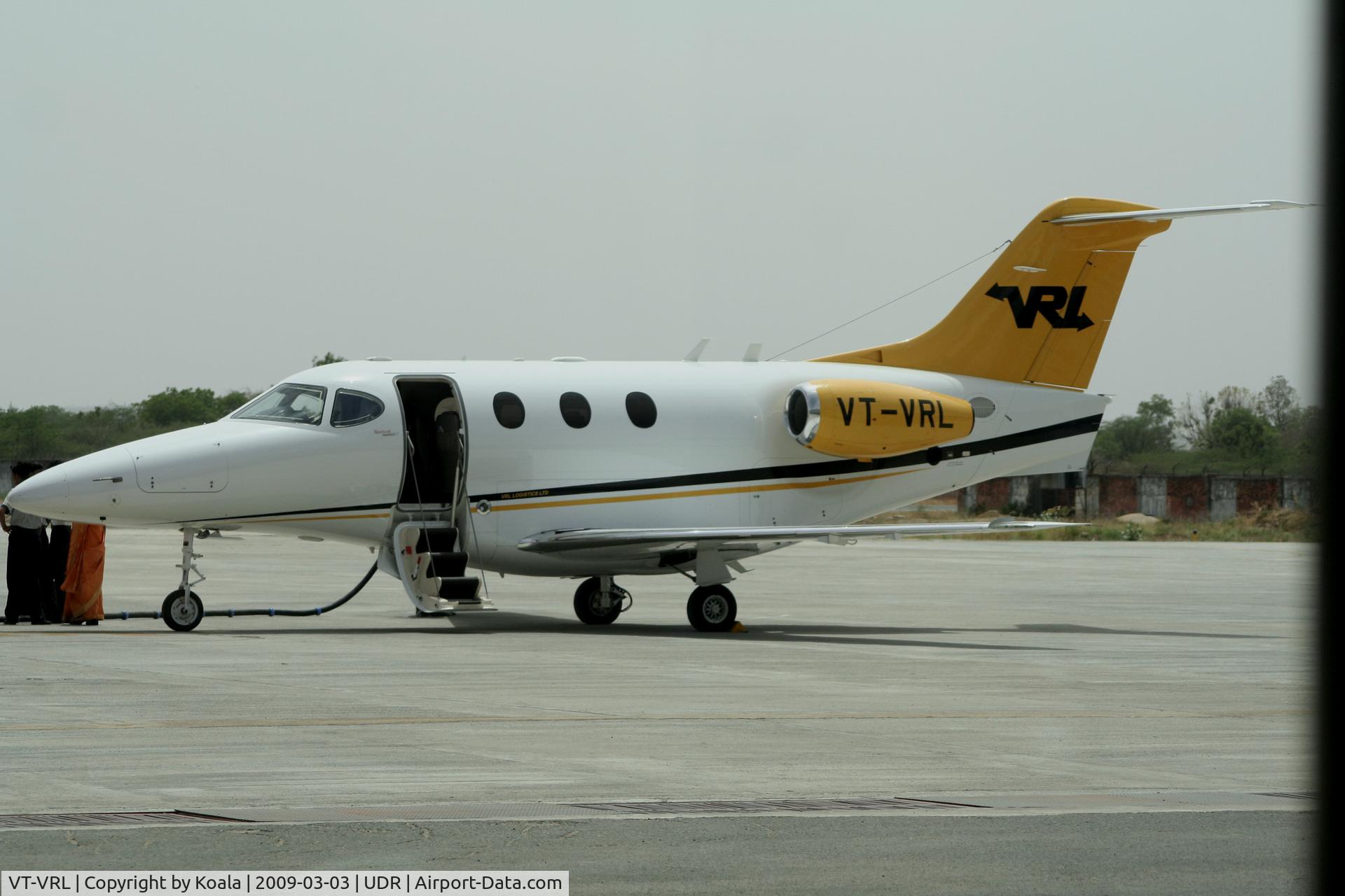 VT-VRL, 2007 Hawker Beechcraft 390 Premier IA C/N RB-219, Very hot day