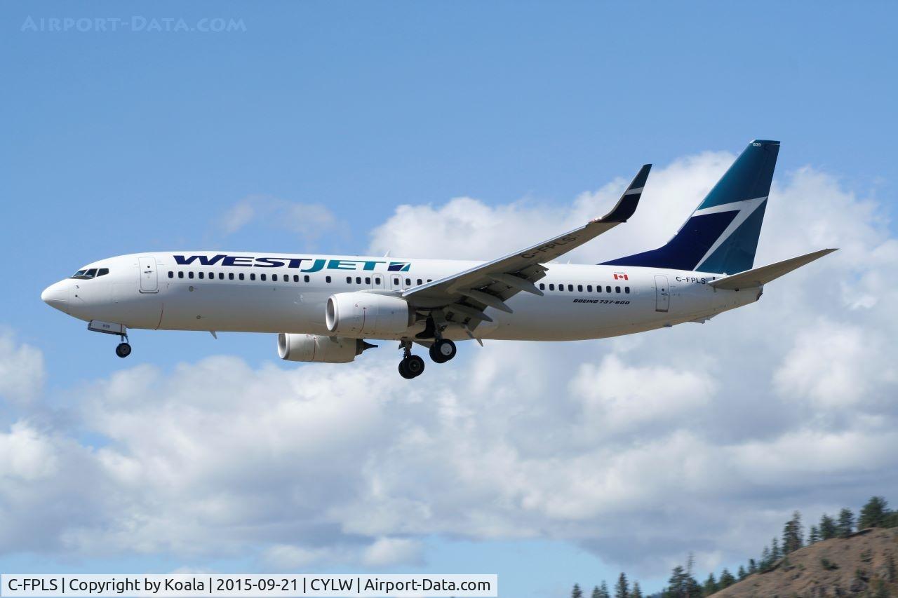 C-FPLS, 2015 Boeing 737-8CT C/N 60132, Final approach