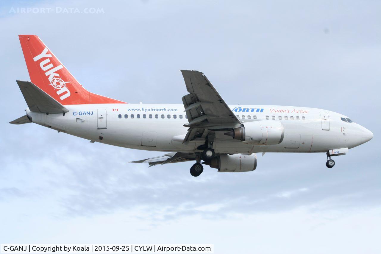 C-GANJ, 1993 Boeing 737-548 C/N 26287, Afternoon arrival from White Horse