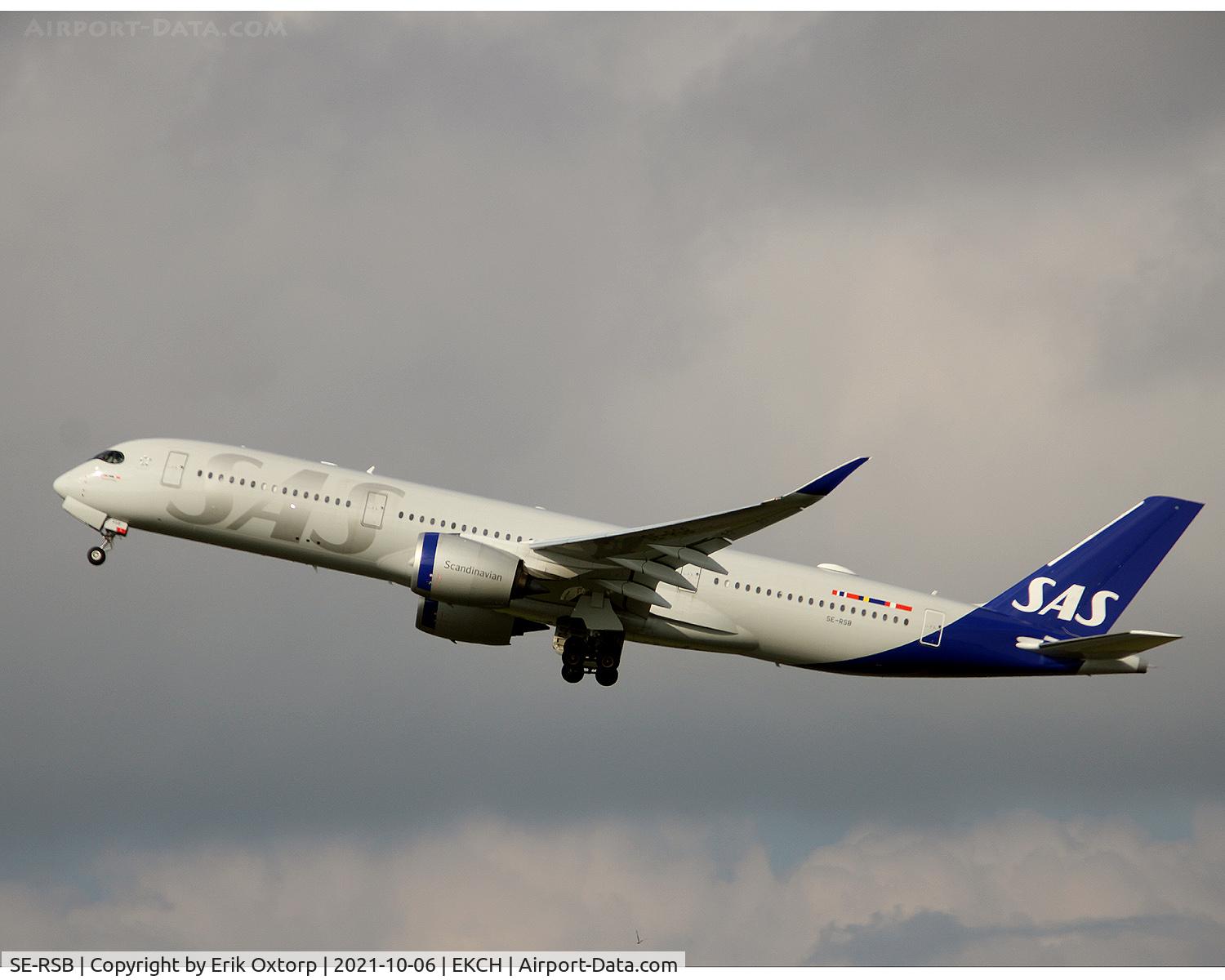 SE-RSB, 2019 Airbus A350-941 C/N 378, SE-RSB taking off rw 22R