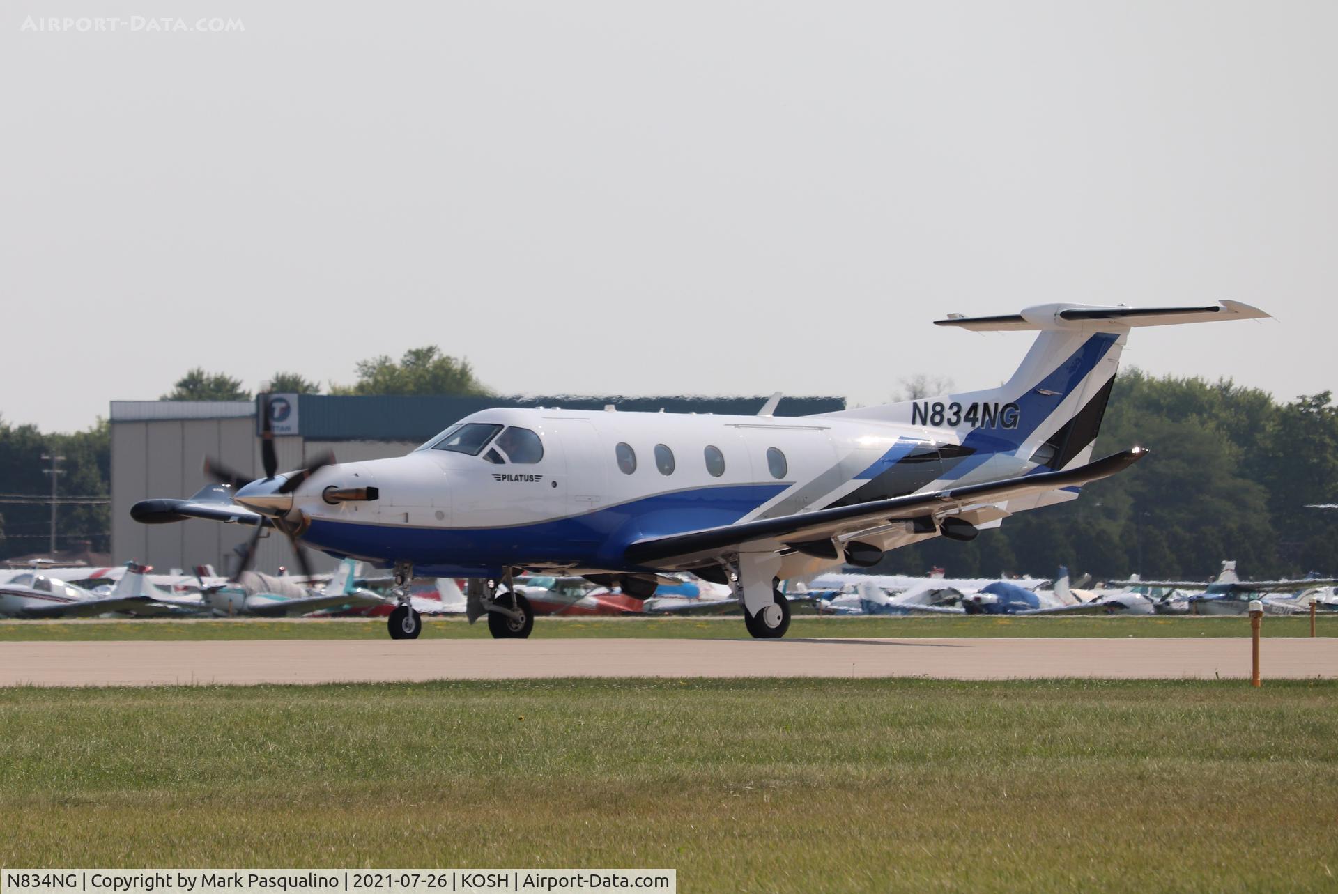 N834NG, 2018 Pilatus PC-12/47E C/N 1834, Pilatus PC-12/47E