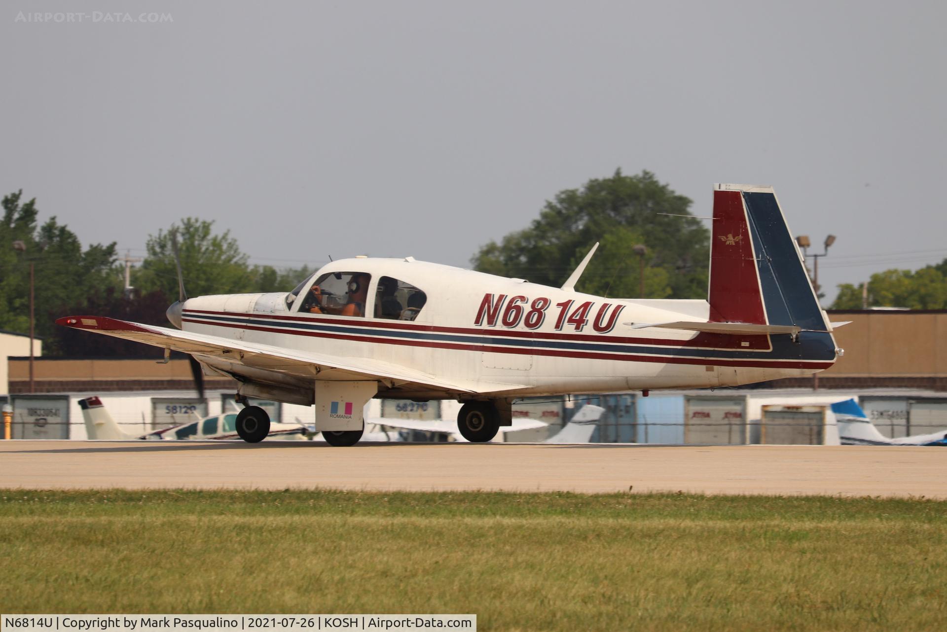 N6814U, 1963 Mooney M20C Ranger C/N 2529, Mooney M20C