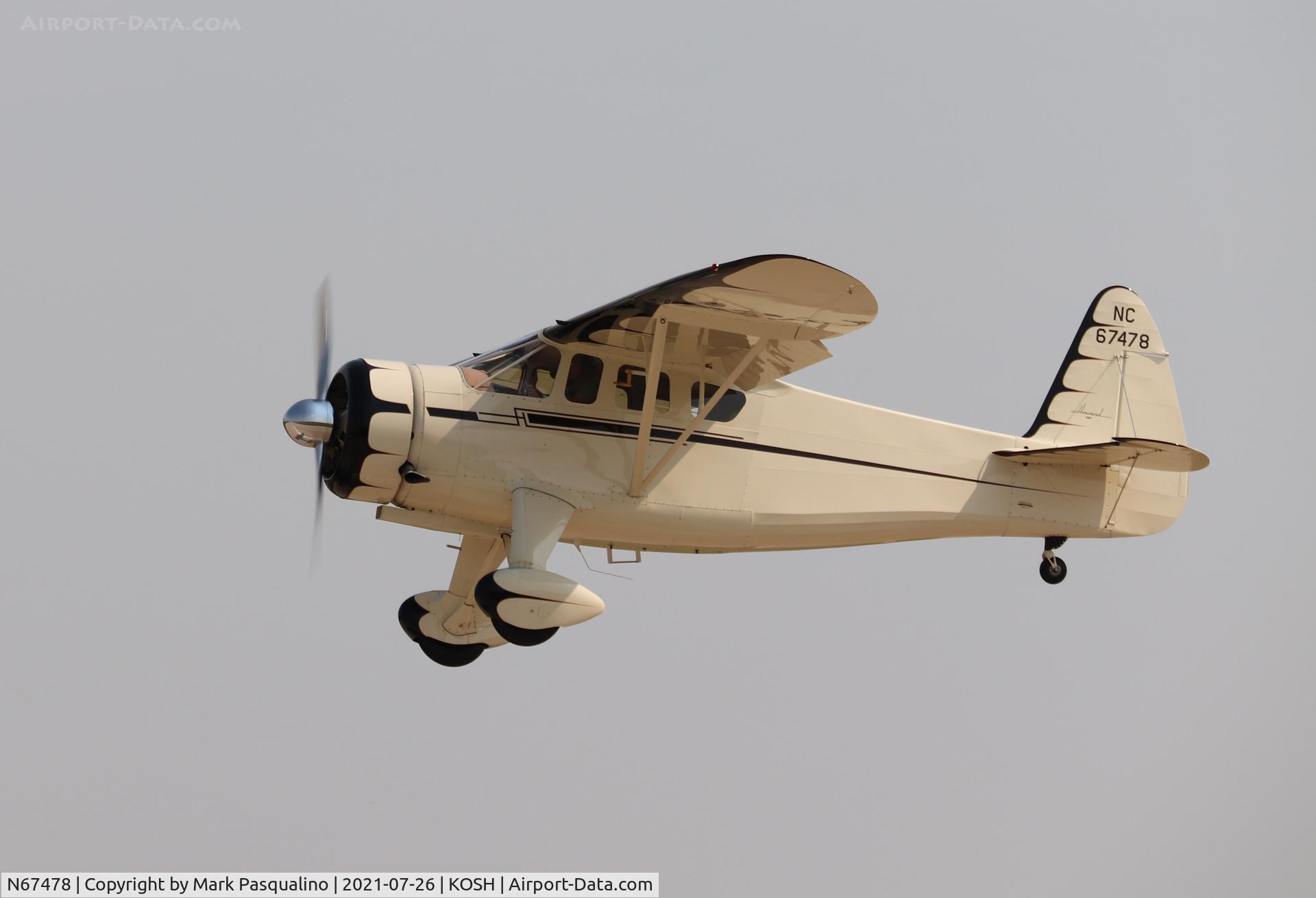 N67478, Howard Aircraft DGA-15P C/N 562, Howard DGA-15P